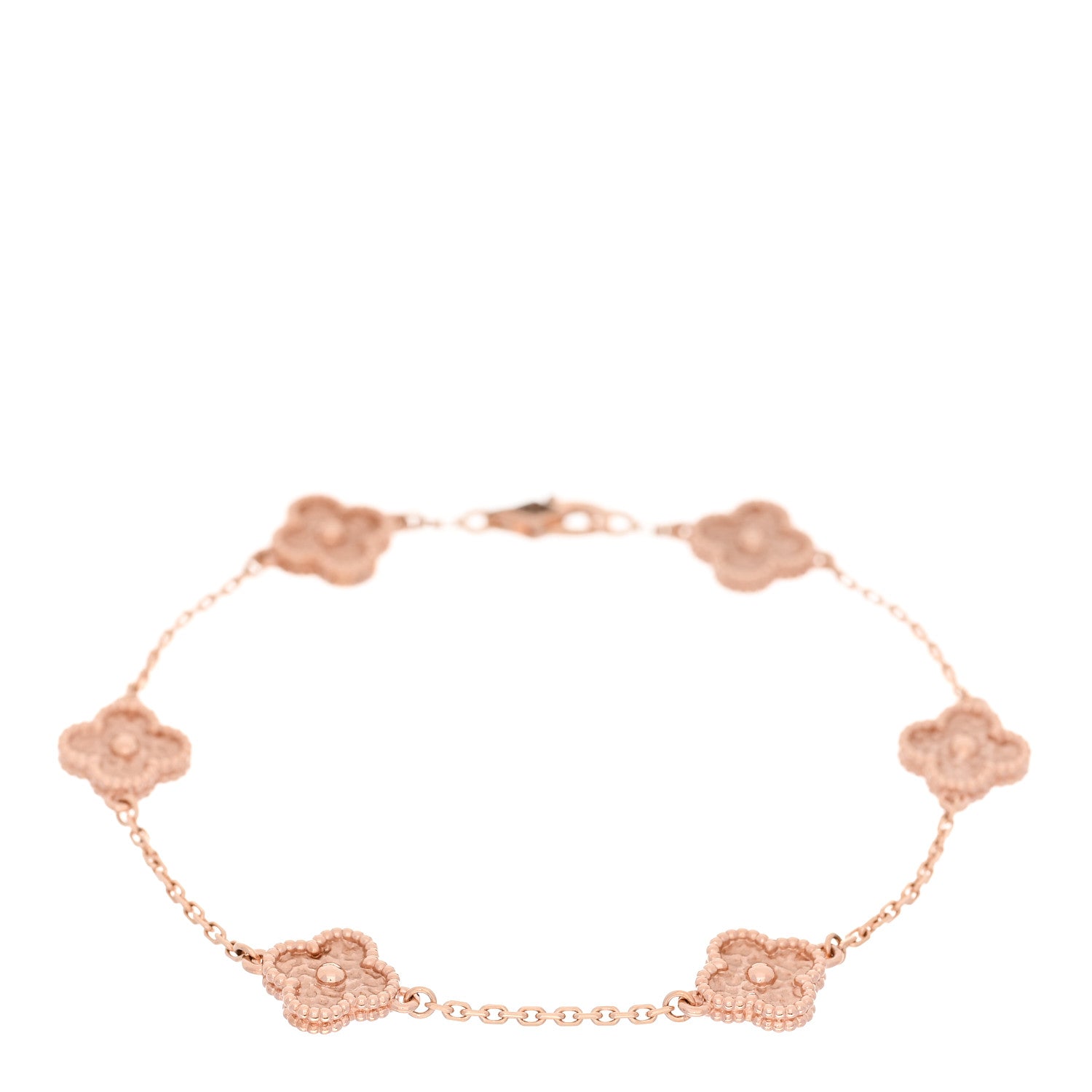 ヴァンクリーフ＆アーペル スウィートアルハンブラ 6モチーフ ブレスレット 18K ローズゴールド VAN CLEEF & ARPELS SWEET ALHAMBRA 6 MOTIFS BRACELET 18K ROSE GOLD