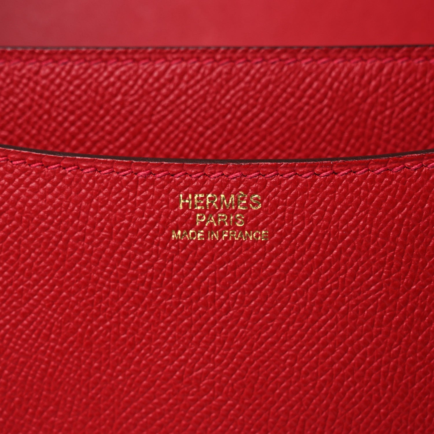 エルメス  コンスタンス 24 Rouge Casaque エプソン ゴールド金具 HERMES CONSTANCE 24 ROUGE CASAQUE EPSOM GOLD HARDWARE