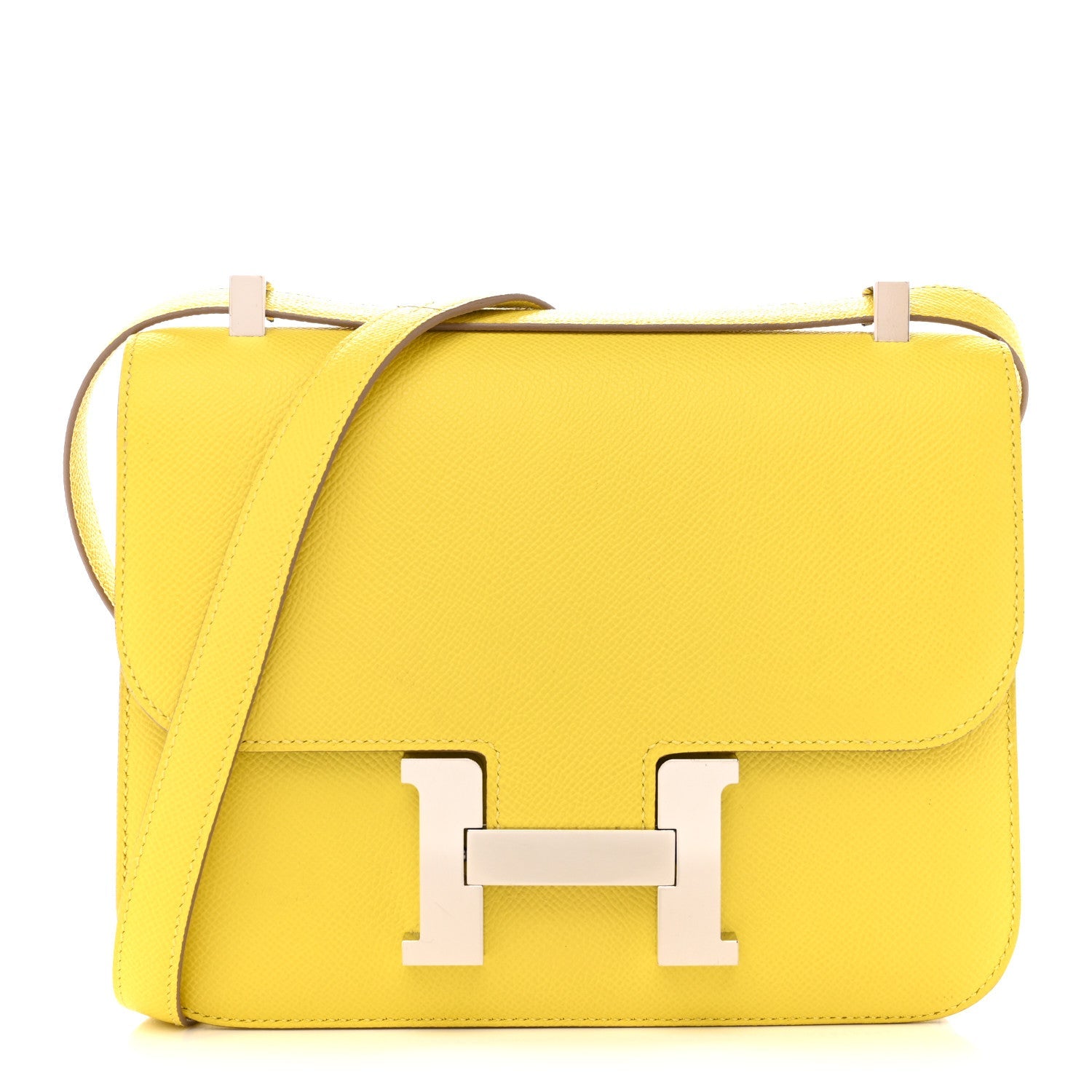 エルメス  コンスタンス 24 Lime エプソン シルバー金具 HERMES CONSTANCE 24 LIME EPSOM SILVER HARDWARE