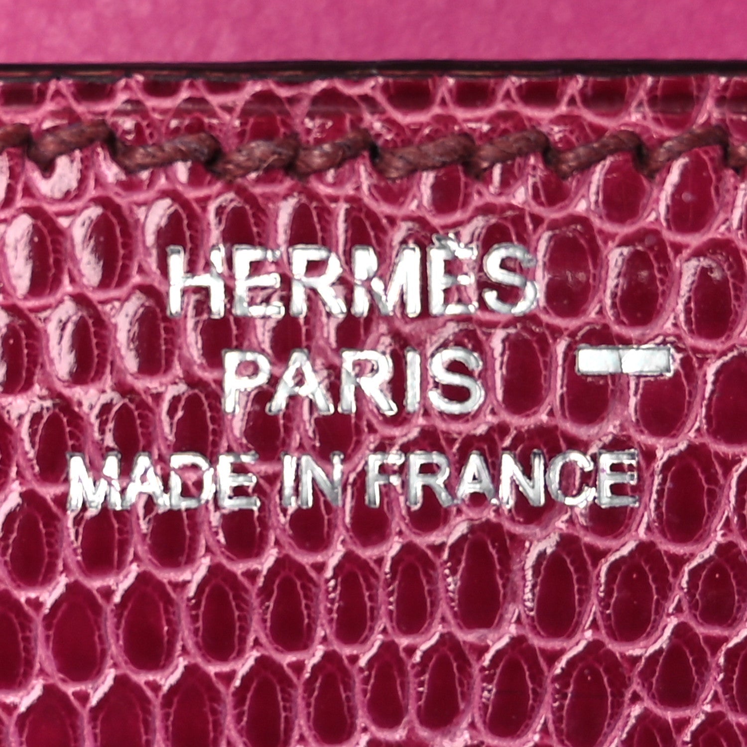 エルメス ミニコンスタンス 18 Fuchsia リザード シルバー金具 HERMES MINI CONSTANCE 18 FUCHSIA LIZARD SILVER HARDWARE