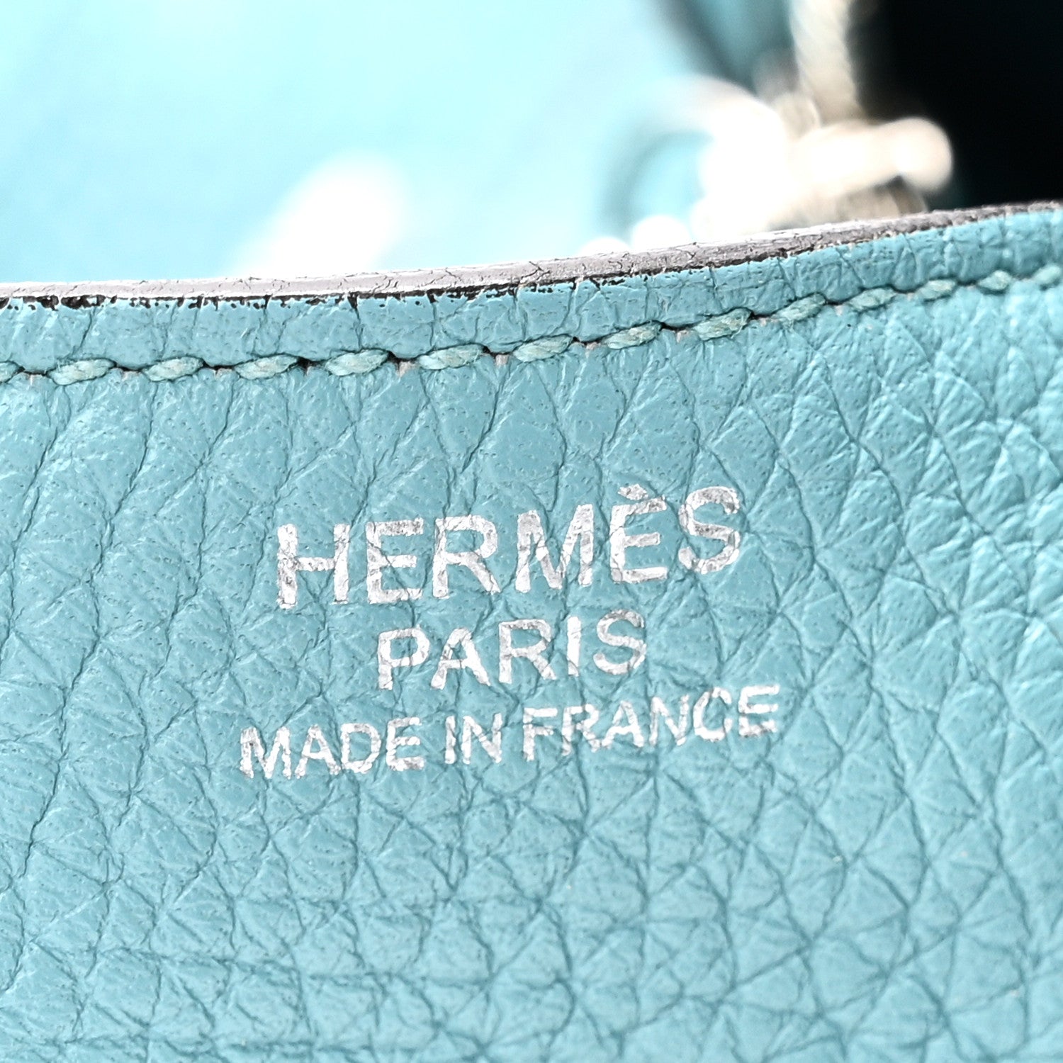 エルメス リンディ 34 Bleu Atoll トリヨンクレマンス シルバー金具 HERMES LINDY 34 BLEU ATOLL TAURILLON CLEMENCE SILVER HARDWARE