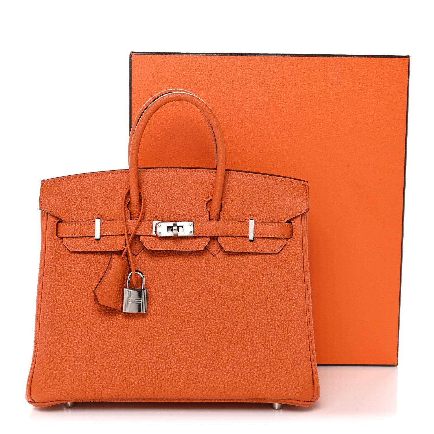 エルメス バーキン 25 Orange トゴ シルバー金具 HERMES BIRKIN 25 ORANGE TOGO SILVER HARDWARE