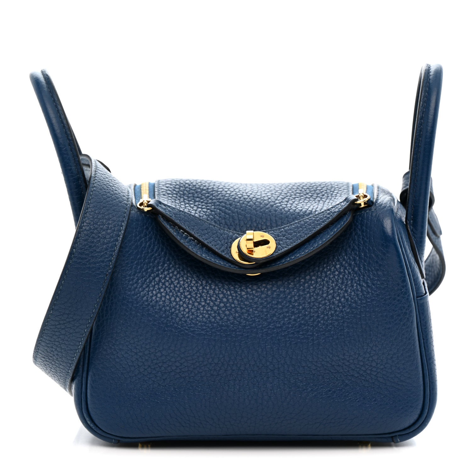 エルメス リンディ 20 Deep Bleu トリヨンクレマンス ゴールド金具 HERMES LINDY 20 DEEP BLEU TAURILLON CLEMENCE GOLD HARDWARE