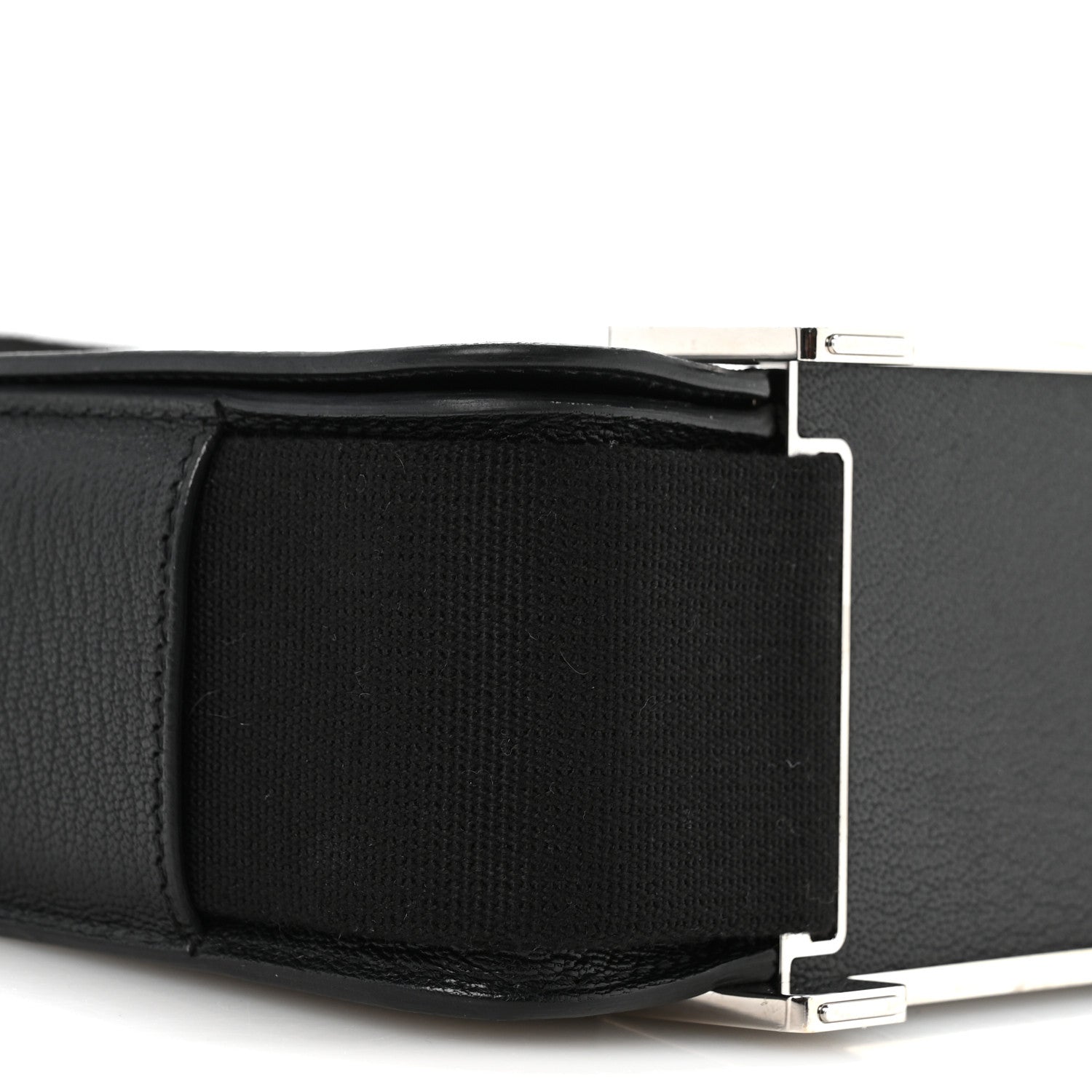 エルメス ゲタ Black シェーブルミゾール シルバー金具 HERMES GETA BLACK CHEVRE MYSORE SILVER HARDWARE