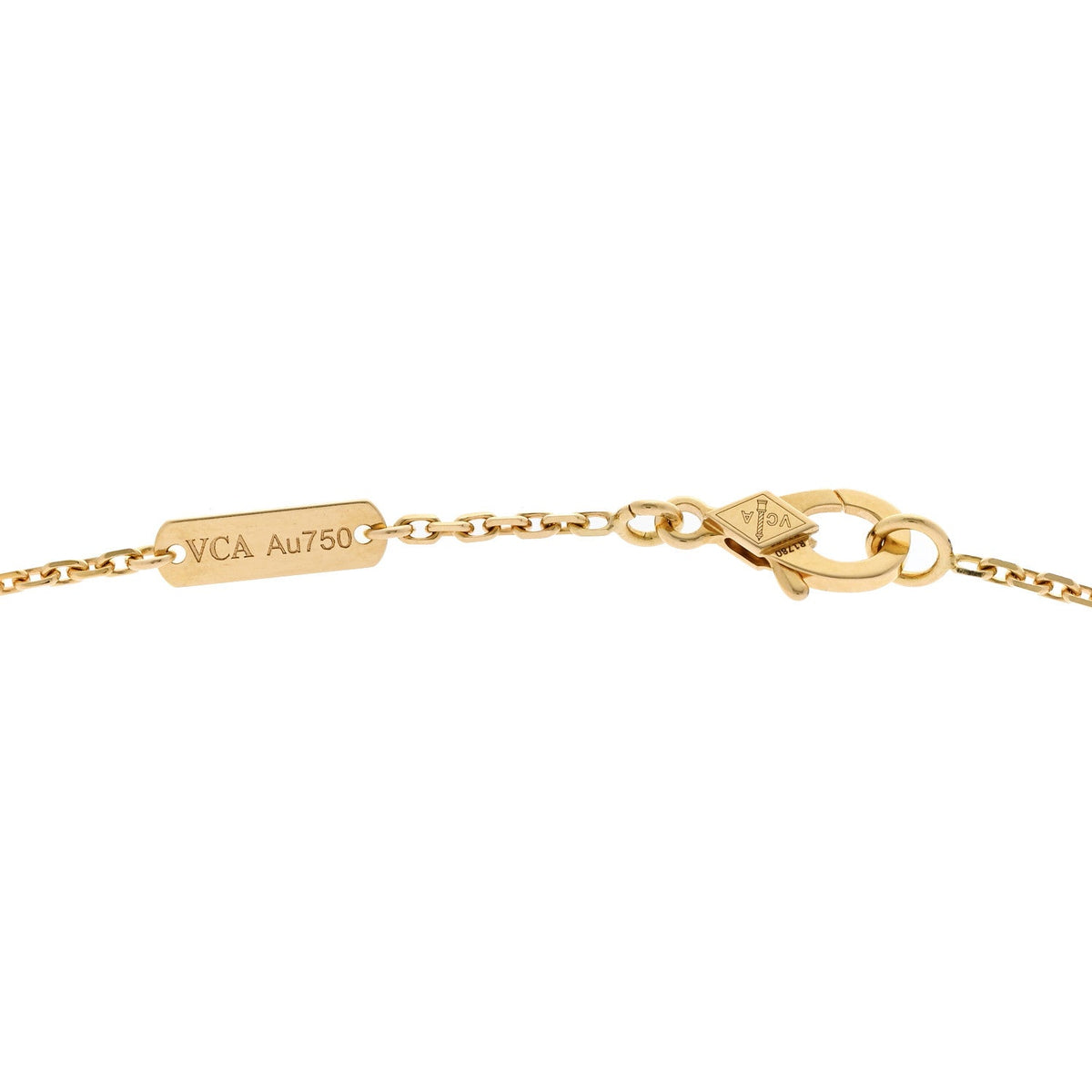 ヴァンクリーフ＆アーペル ヴィンテージアルハンブラ ペンダントネックレス マザーオブパール 18K イエローゴールド VAN CLEEF & ARPELS VINTAGE ALHAMBRA PENDANT NECKLACE MOTHER OF PEARL 18K YELLOW GOLD