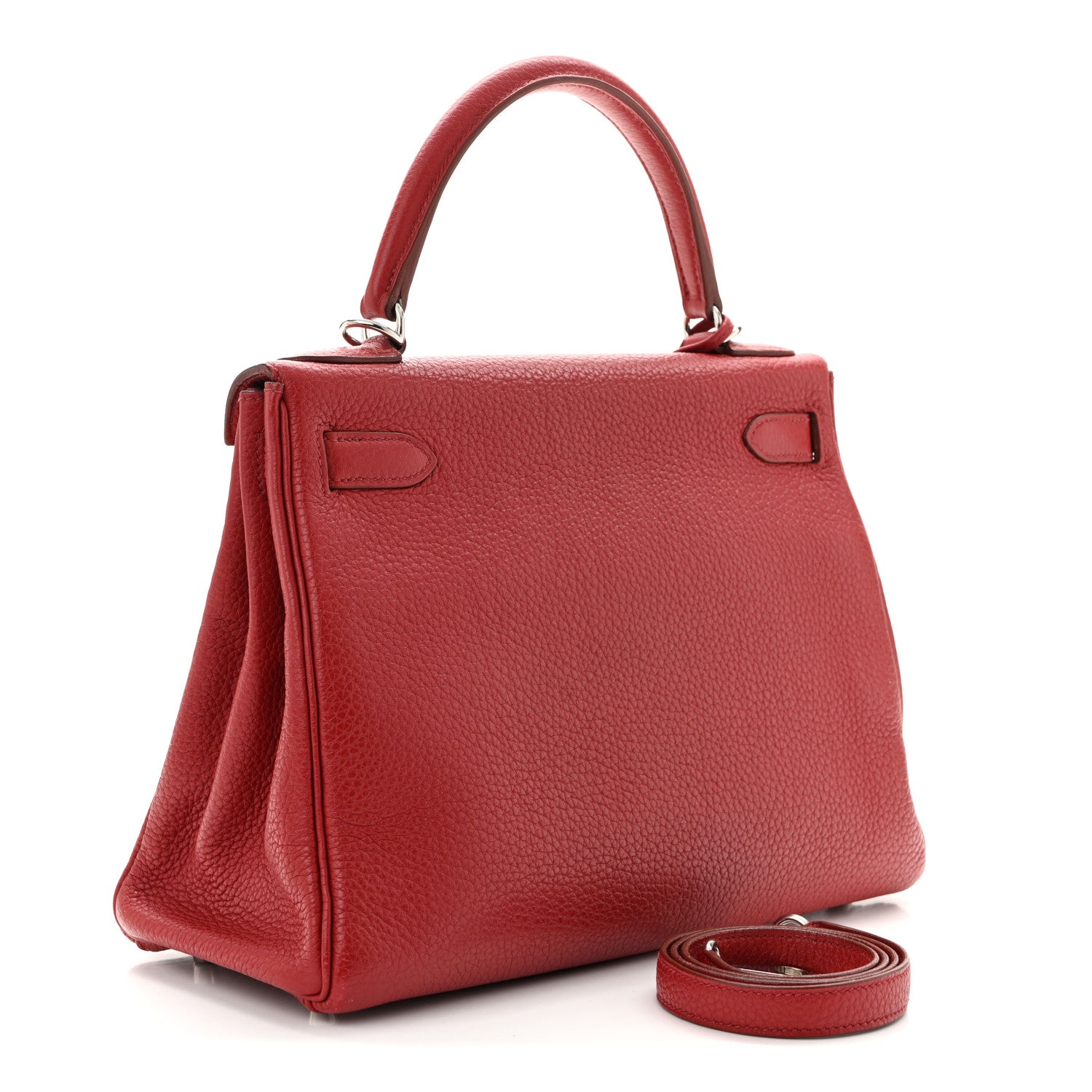 エルメス ケリー 28 内縫い Rouge Garance トリヨンクレマンス シルバー金具 HERMES KELLY 28 RETOURNE ROUGE GARANCE TAURILLON CLEMENCE SILVER HARDWARE