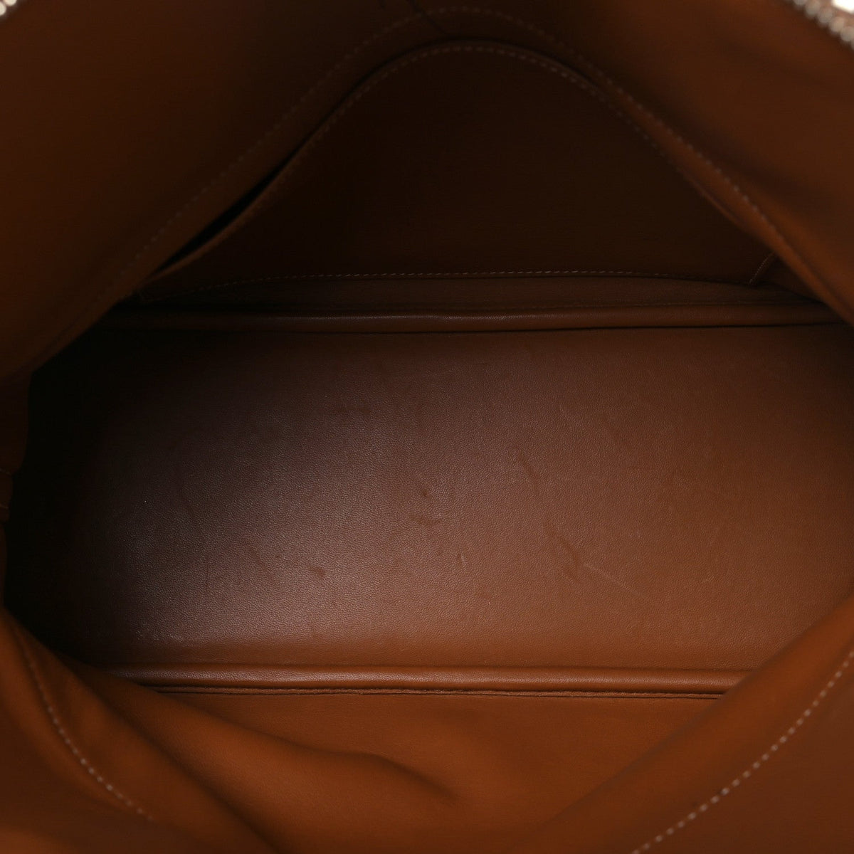 Hermès Bolide 31 Gold Taurillon Clemence Silver Hardware