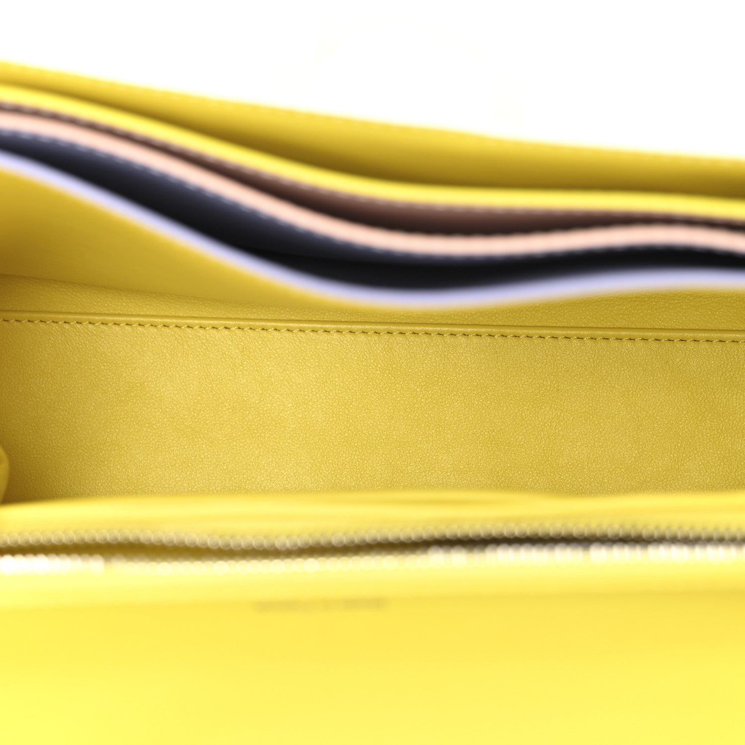 デルヴォー ブリヨン MM マジック ショルダーバッグ Ivory / Yellow ボックスカーフスキン シルバー金具 DELVAUX BRILLANT MM MAGIC SHOULDER BAG IVORY BOXED CALFSKIN SILVER HARDWARE