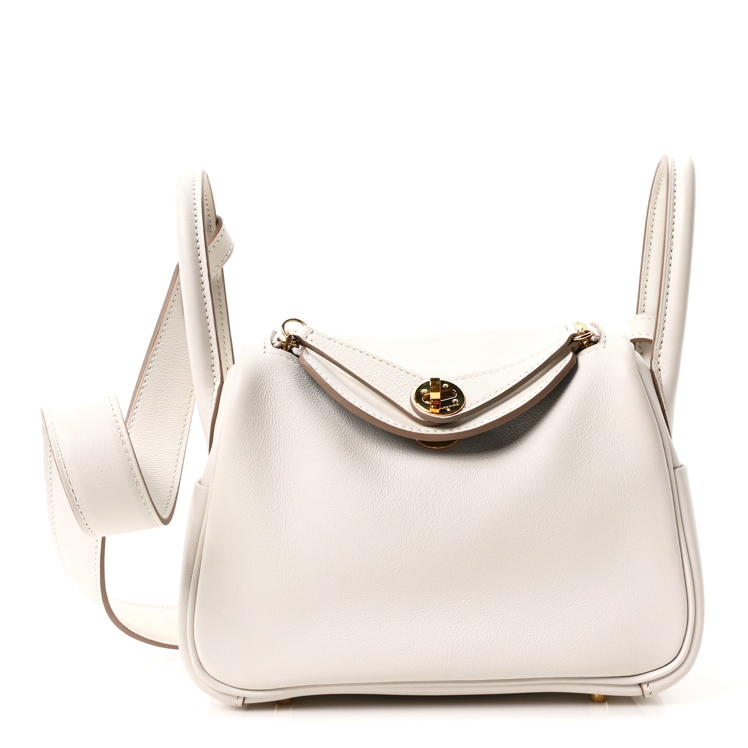 エルメス ミニリンディ 20 ヴェルソ Gris Perle Gris Meyer スイフト ゴールド金具 HERMES MINI LINDY 20 VERSO GRIS PERLE GRIS MEYER SWIFT GOLD HARDWARE