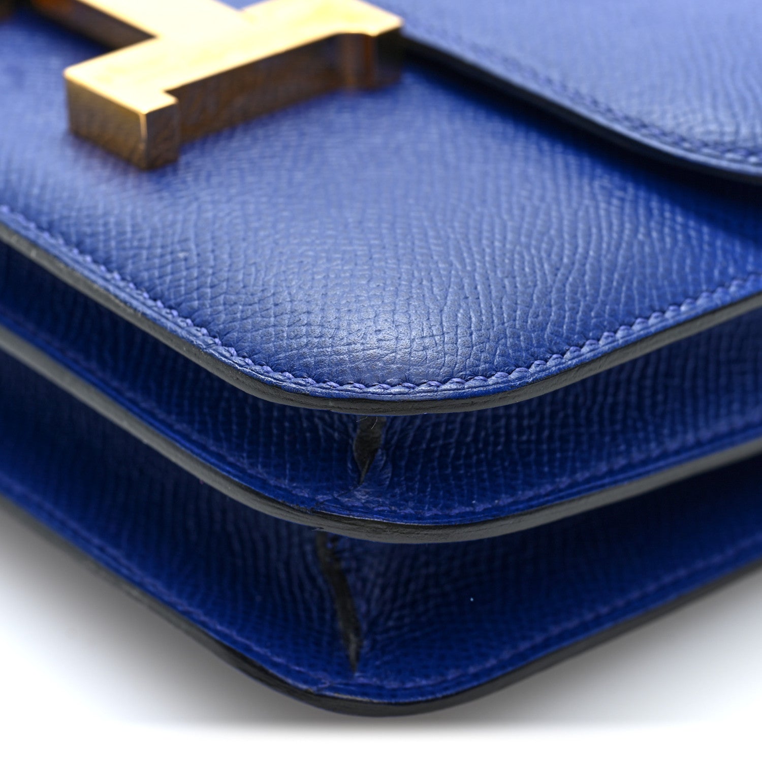 エルメス ミニコンスタンス 18 Bleu Electrique エプソン ゴールド金具 HERMES MINI CONSTANCE 18 BLEU ELECTRIQUE EPSOM GOLD HARDWARE