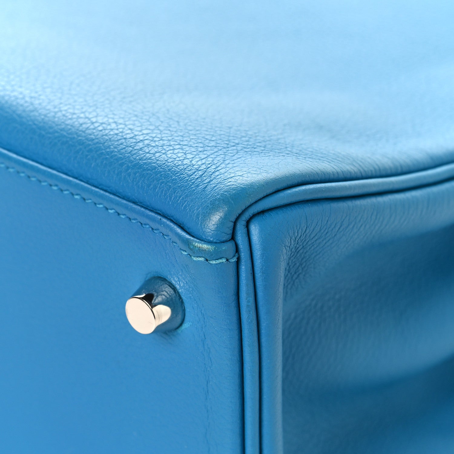 エルメス ケリー32 内縫い Bleu Zanzibar トゴ シルバー金具 HERMES KELLY32 RETOURNE BLEU ZANZIBAR TOGO SILVER HARDWARE