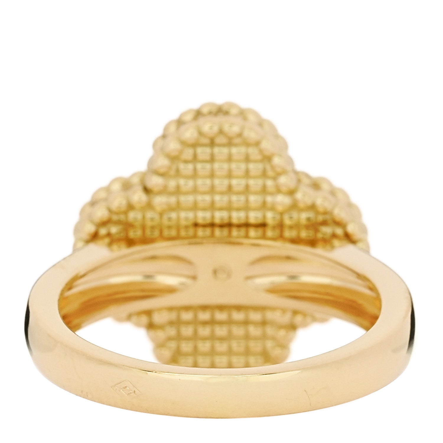ヴァンクリーフ＆アーペル ヴィンテージアルハンブラ リング マルチカラー 18K イエローゴールド VAN CLEEF & ARPELS VINTAGE ALHAMBRA RING MULTICOLOR 18K YELLOW GOLD