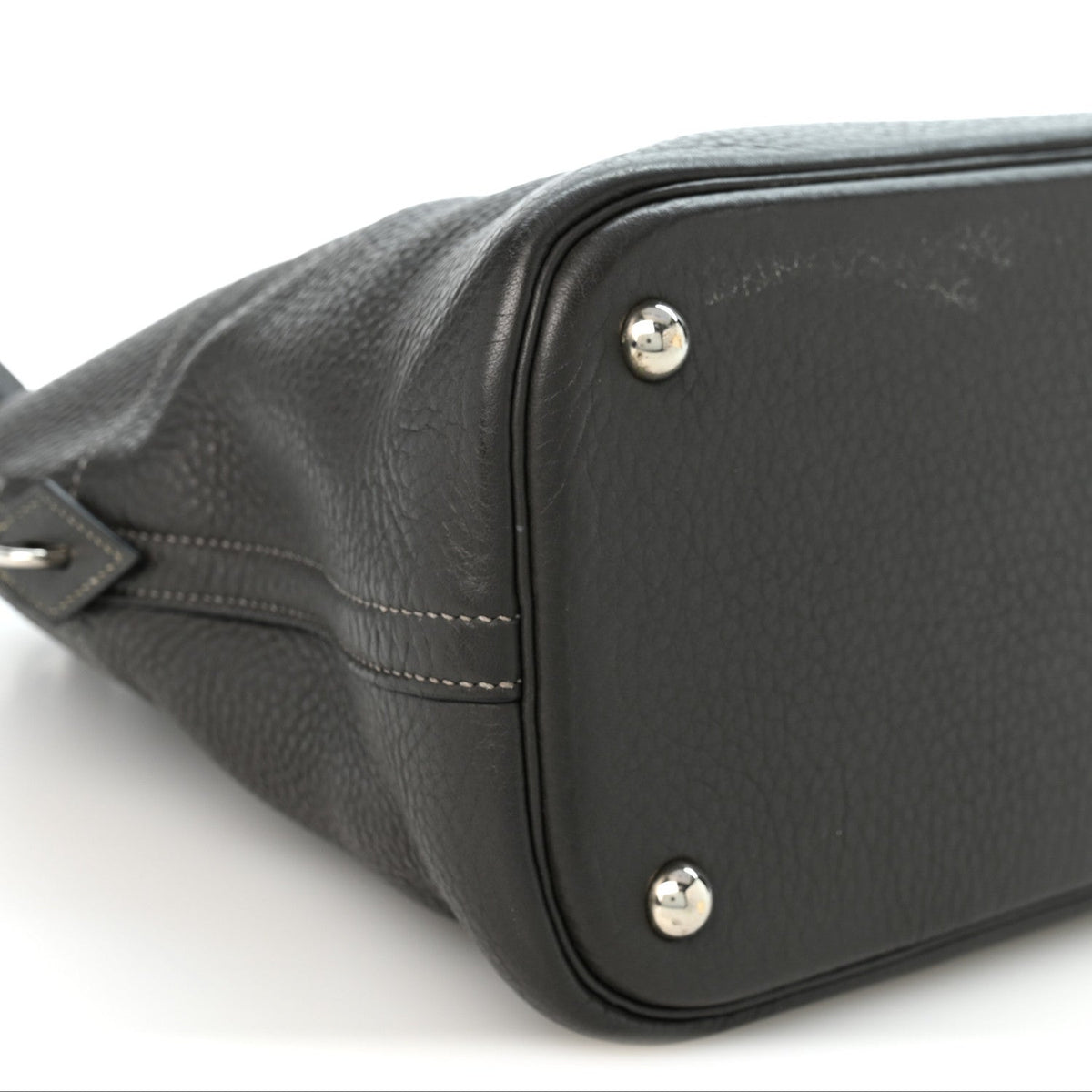 Hermès Bolide 35 Graphite Taurillon Clemence Silver Hardware