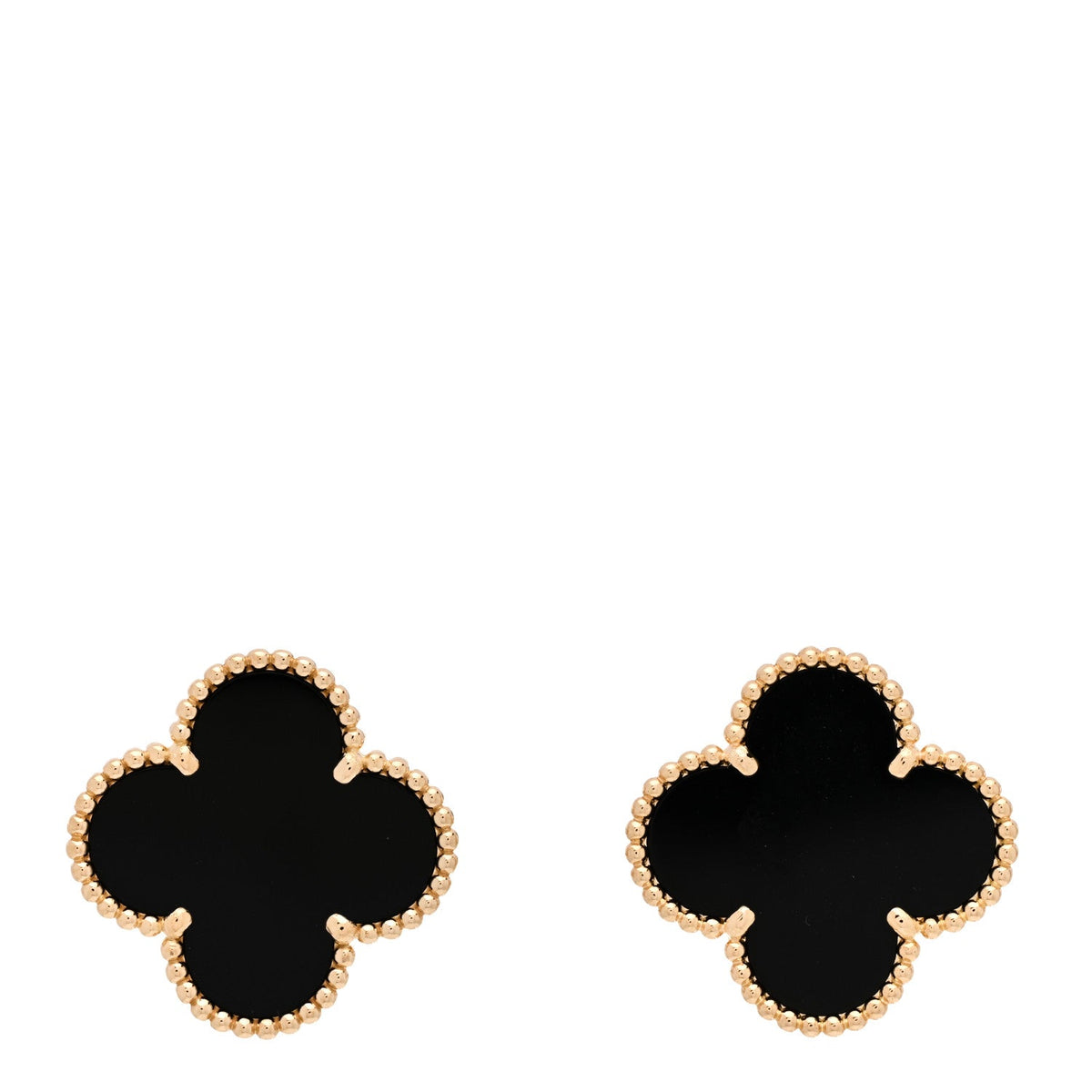 ヴァンクリーフ＆アーペル マジックアルハンブラ ピアス ブラックオニキス 18K イエローゴールド VAN CLEEF & ARPELS MAGIC ALHAMBRA EARRINGS BLACK ONYX 18K YELLOW GOLD
