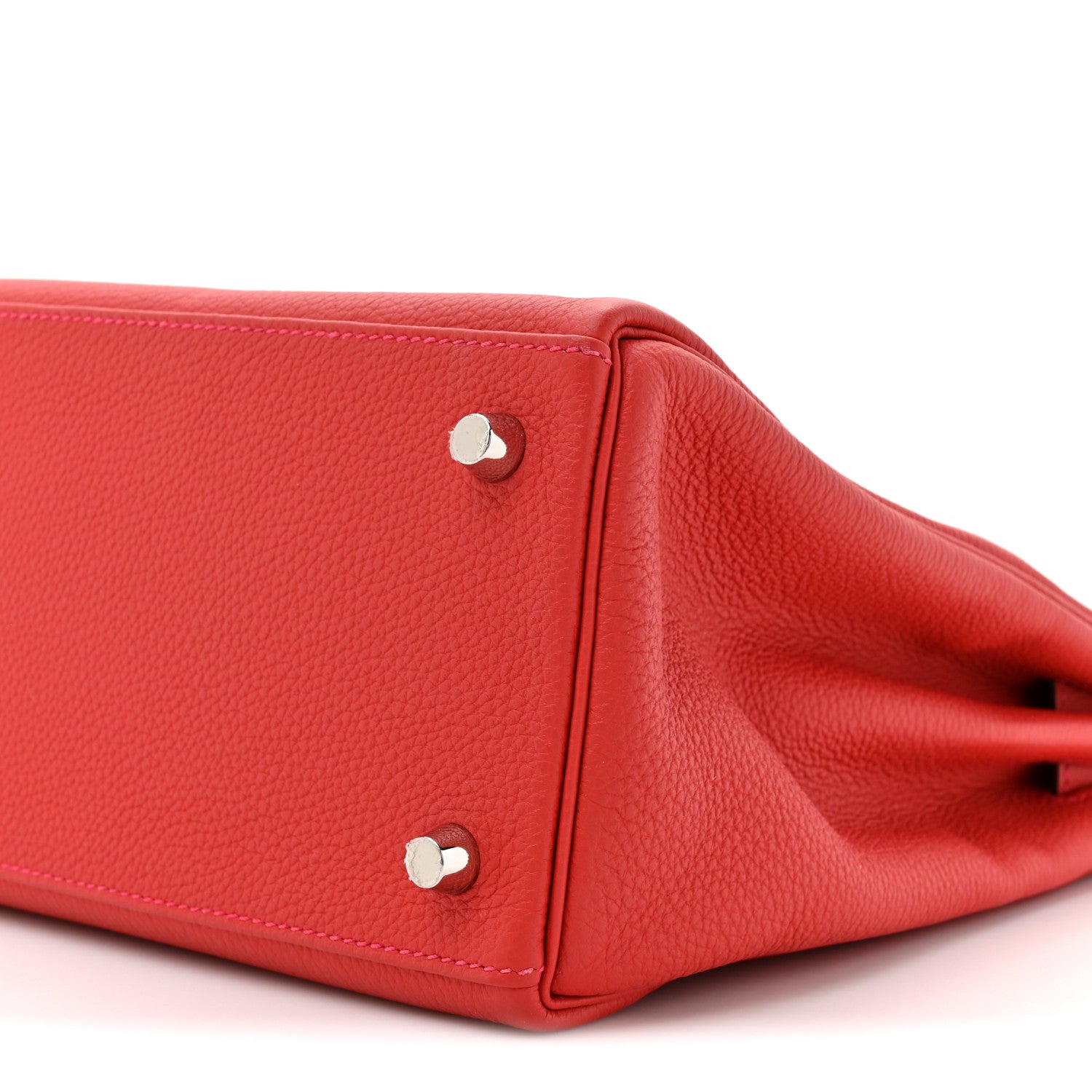 エルメス ケリー 28 内縫い Geranium トゴ シルバー金具 HERMES KELLY 28 RETOURNE GERANIUM TOGO SILVER HARDWARE