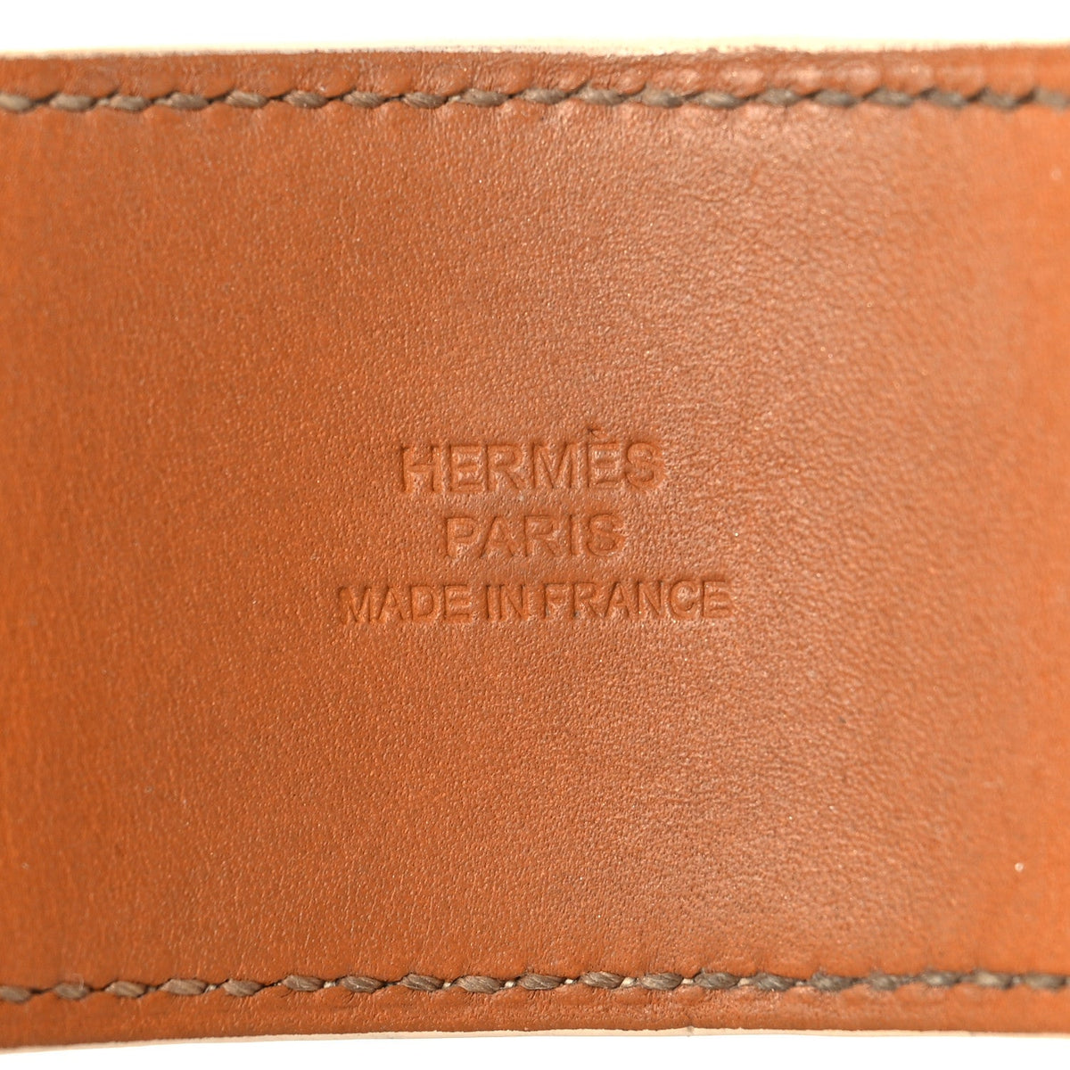 エルメス コリエドシアン ブレスレット エプソン S ホワイト HERMES COLLIER DE CHIEN BRACELET EPSOM S WHITE