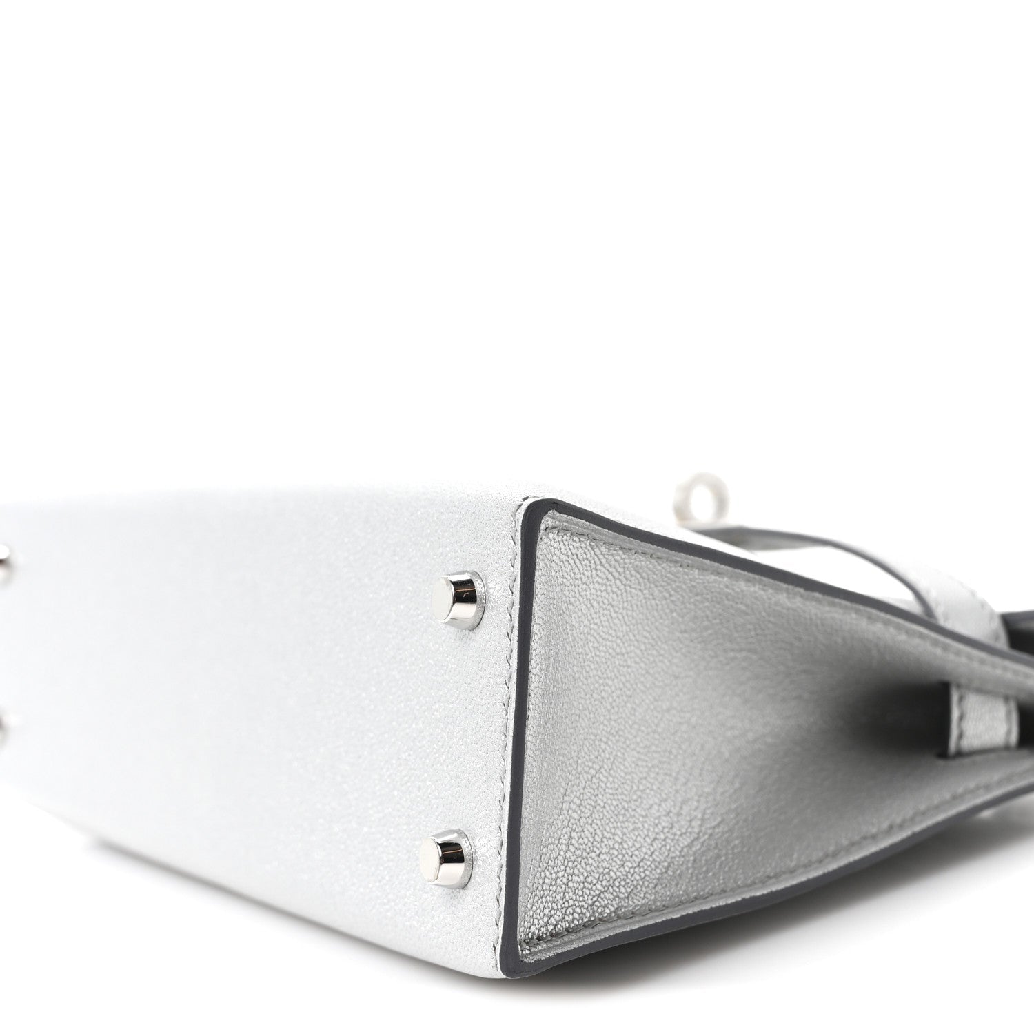 エルメス ミニケリー 20 外縫い Argent シェーブル シルバー金具 HERMES MINI KELLY 20 SELLIER ARGENT CHEVRE SILVER HARDWARE