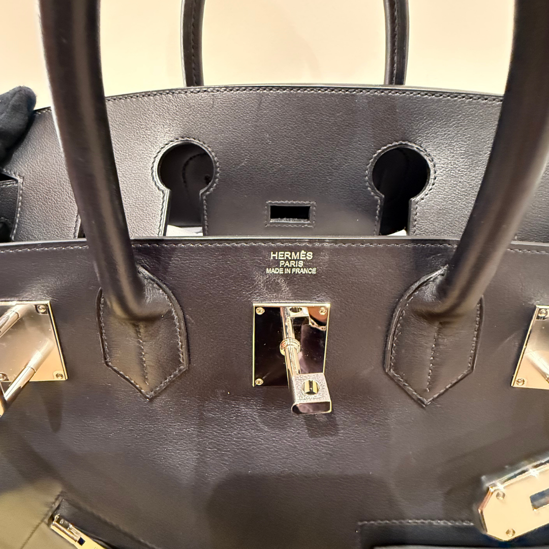 限定品 エルメス バーキンロック 40 オータクロア HAC ブラック ヴォルプト シルバー金具 ロックバーキン HERMES BIRKIN ROCK 40 BLACK VOLUPTO SILVER HARDWARE