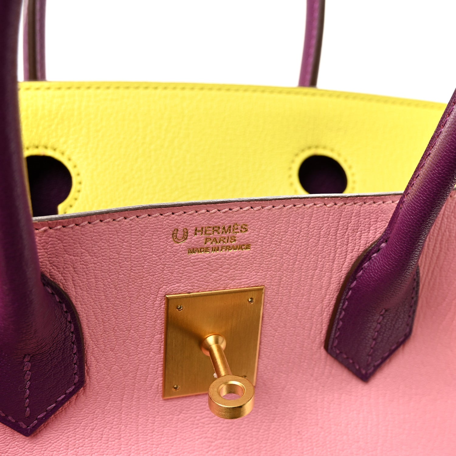 エルメス バーキン 30 HSS パーソナルオーダー Rose Confetti Anemone Lime シェーブルミゾール シャンパンゴールド金具 HERMES BIRKIN 30 HSS PERSONAL ORDER ROSE CONFETTI ANEMONE LIME CHEVRE MYSORE BRUSHED GOLD HARDWARE
