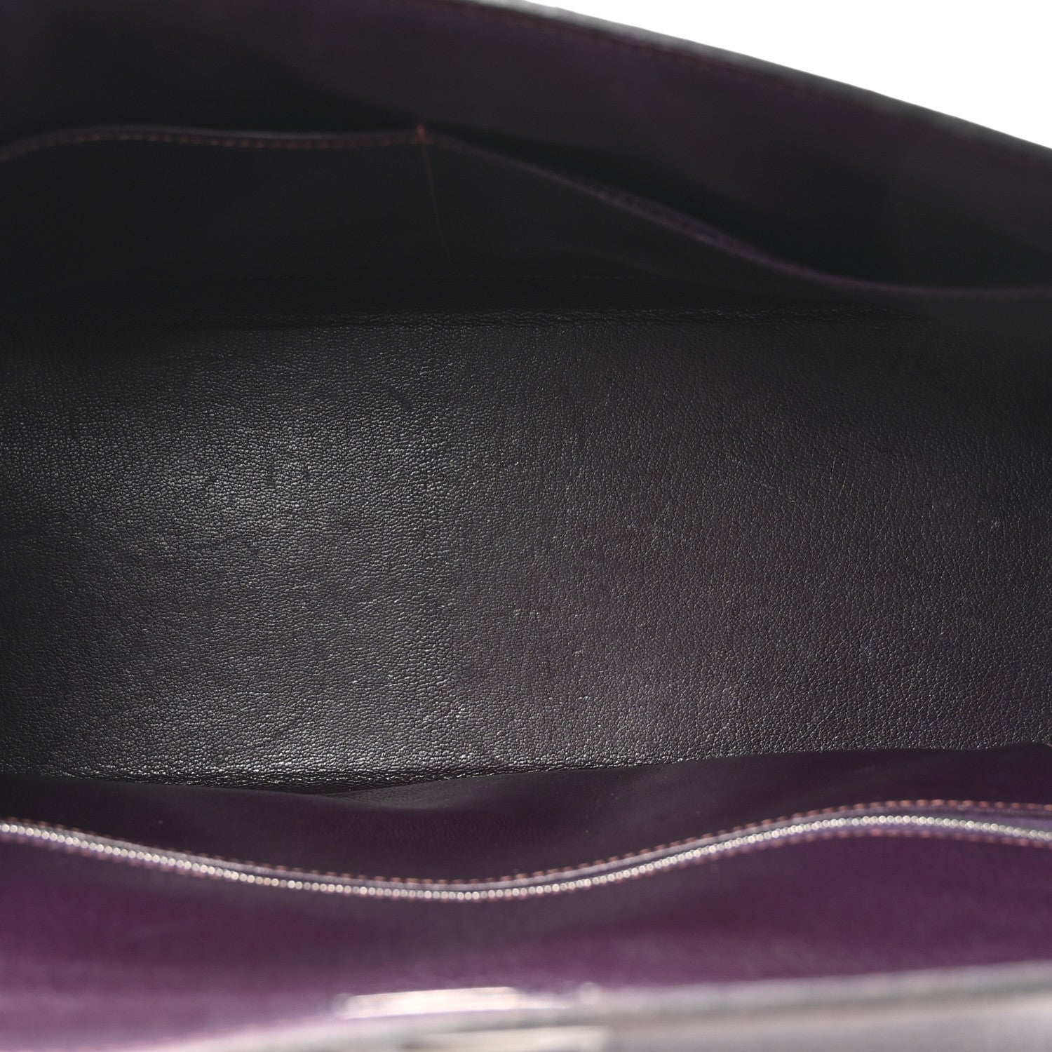 HERMES KELLY 35 SELLIER RAISIN CHEVRE SILVER HARDWARE