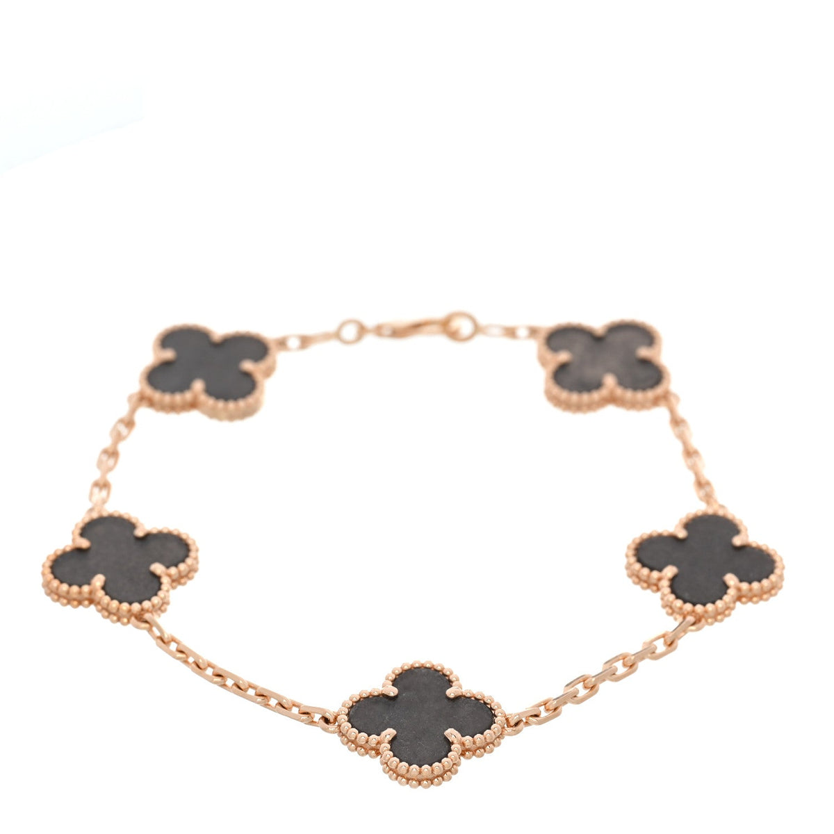 ヴァンクリーフ＆アーペル ヴィンテージアルハンブラ 5モチーフ ブレスレット 18K ローズゴールド VAN CLEEF & ARPELS VINTAGE ALHAMBRA 5 MOTIFS BRACELET 18K ROSE GOLD