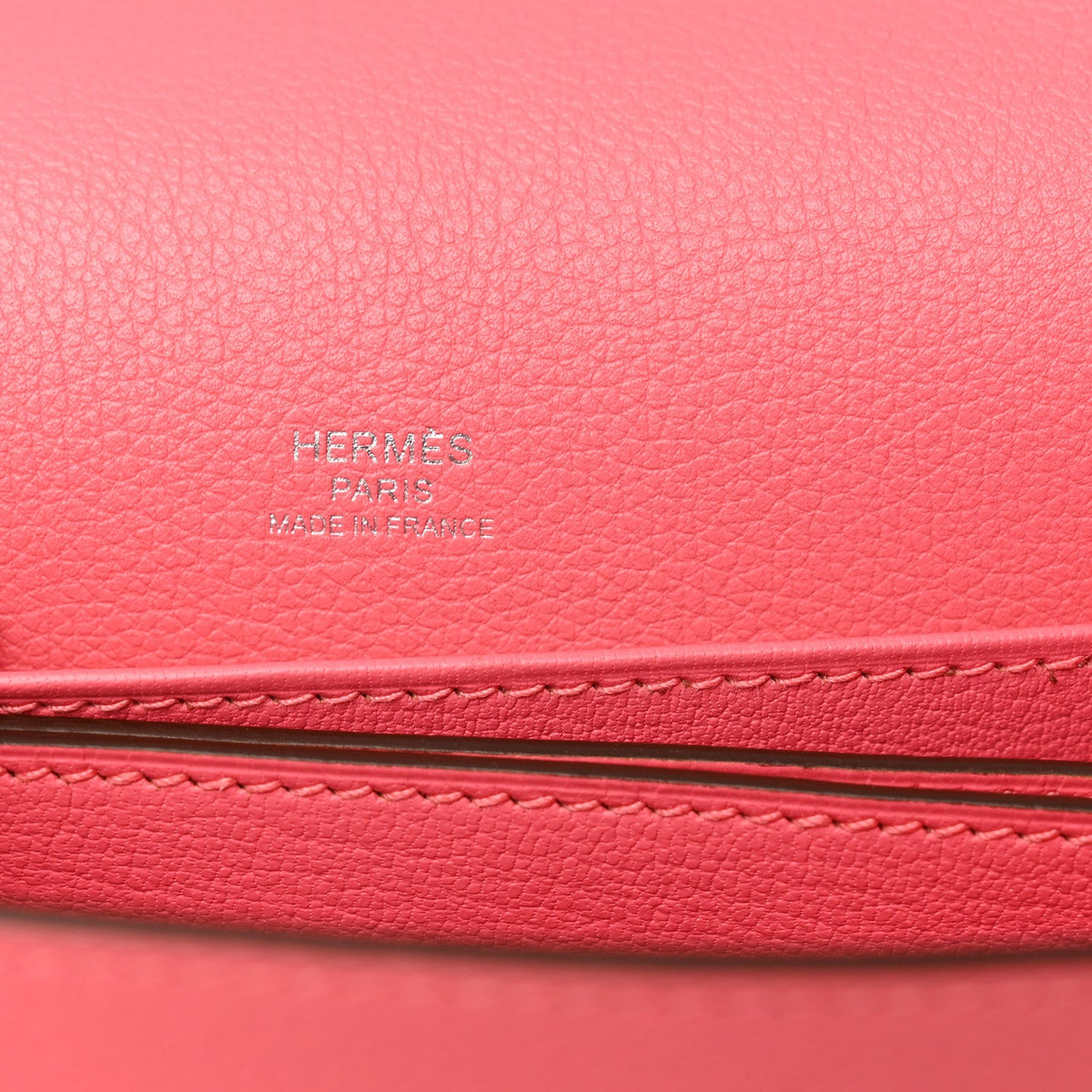 エルメス ミニルリ Rose Azalee エバーカラー シルバー金具 HERMES ROULIS ROSE AZALEE EVERCOLOR SILVER HARDWARE