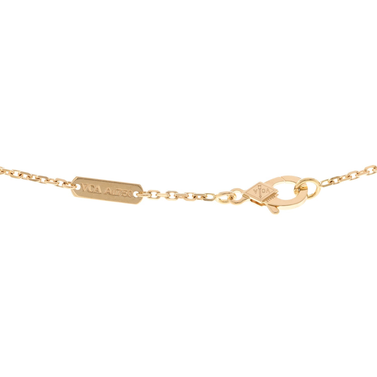 ヴァンクリーフ＆アーペル ヴィンテージアルハンブラ ペンダントネックレス カーネリアン 18K イエローゴールド VAN CLEEF & ARPELS VINTAGE ALHAMBRA PENDANT NECKLACE CARNELIAN 18K YELLOW GOLD