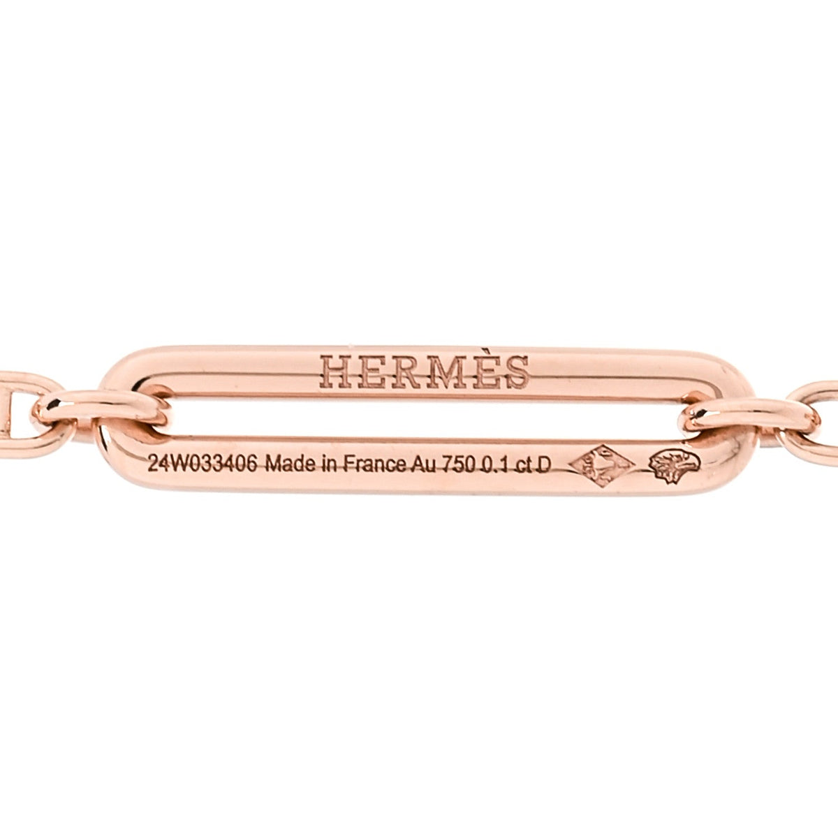 エルメス カオス ピアス 18K ローズゴールド ダイヤモンド HERMES CHAOS EARRINGS 18K ROSE GOLD DIAMOND