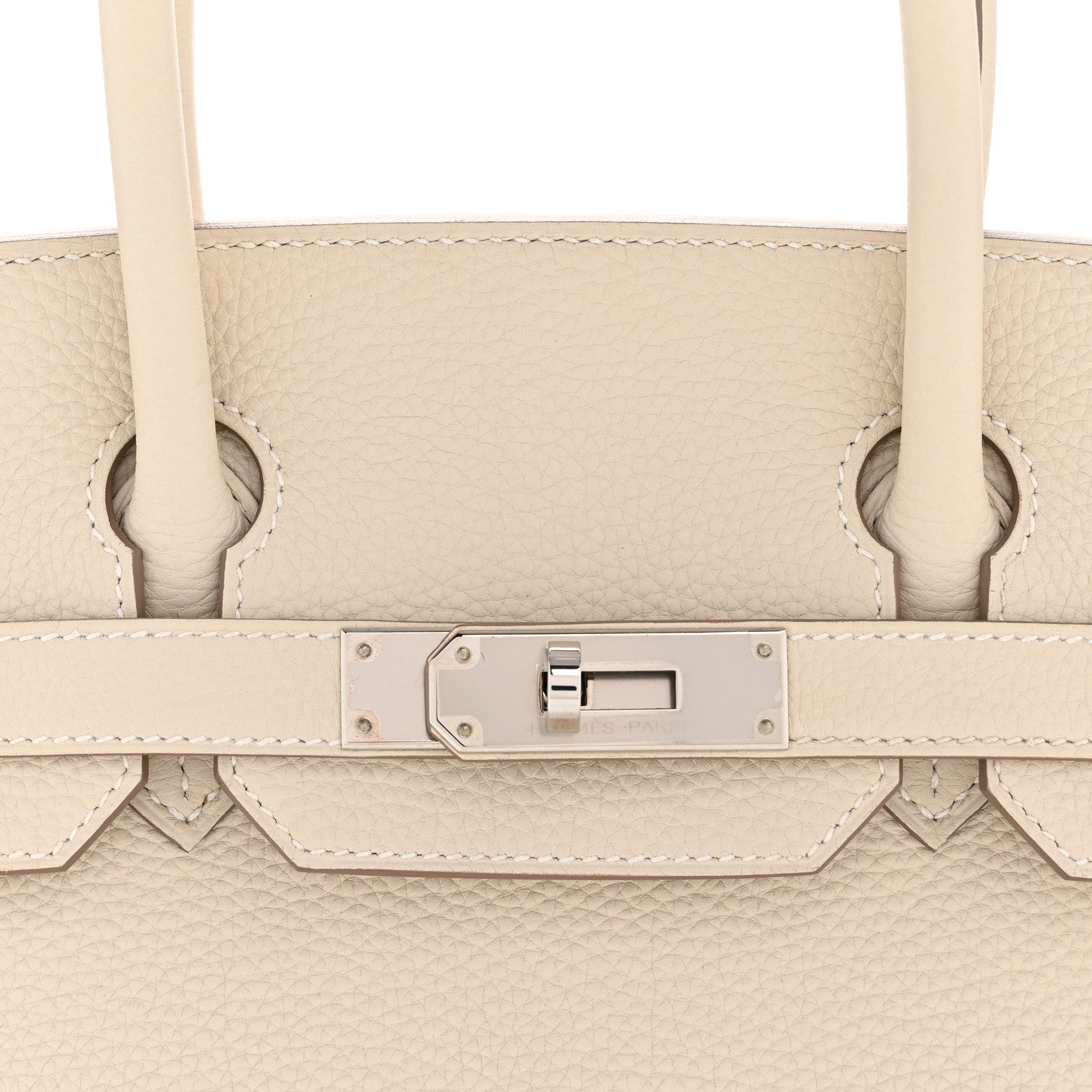 エルメス バーキン 30 Craie トリヨン クレマンス シルバー金具 HERMES BIRKIN 30 CRAIE TAURILLON CLEMENCE SILVER HARDWARE