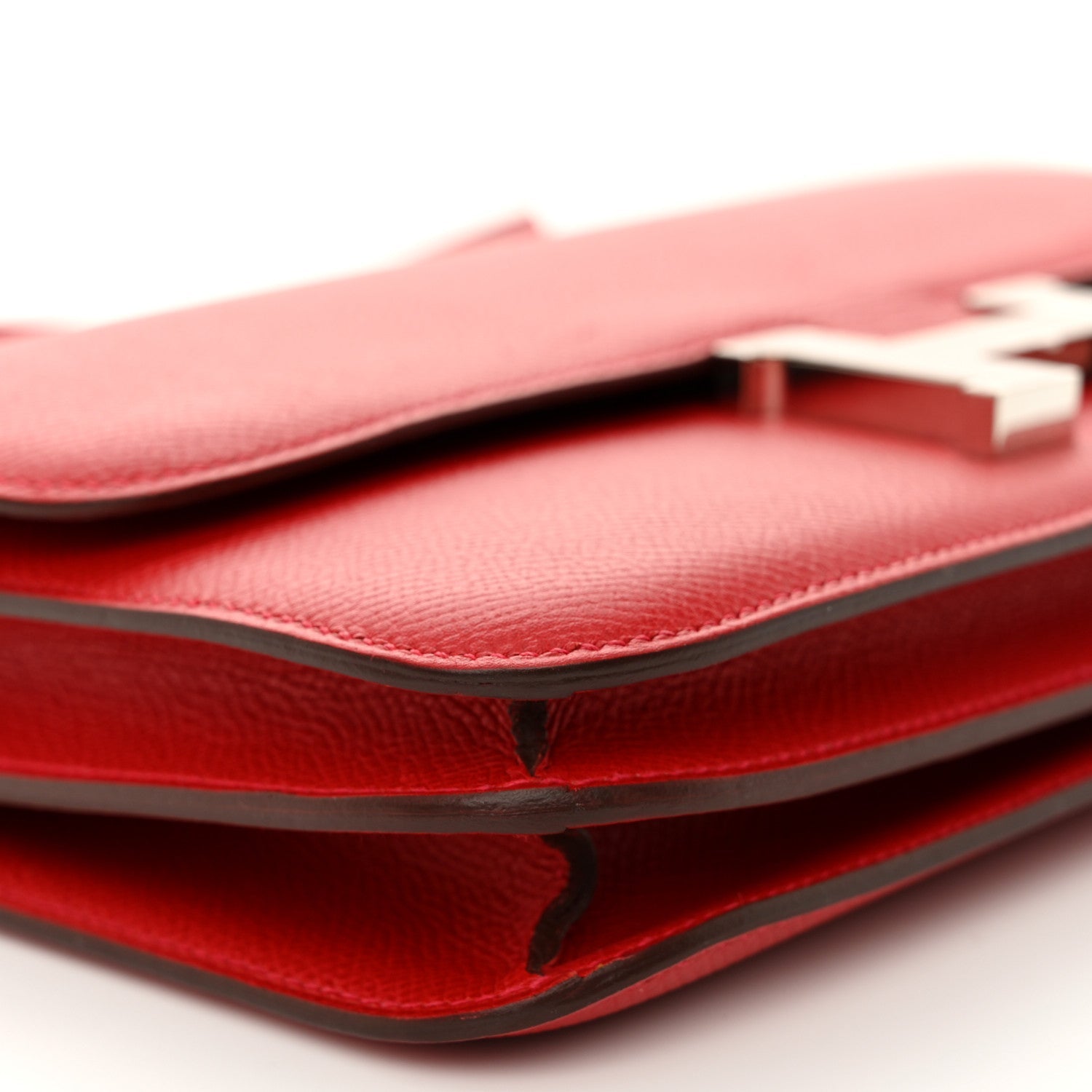 エルメス コンスタンス エラン 25 Rouge Casaque エプソン シルバー金具 HERMES CONSTANCE ELAN 25 ROUGE CASAQUE EPSOM SILVER HARDWARE