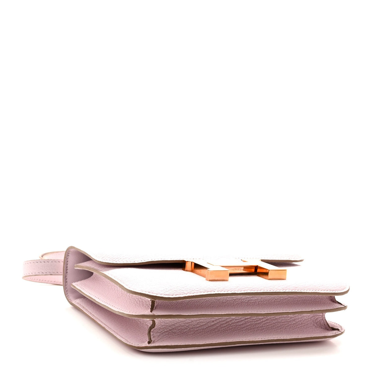 エルメス ミニコンスタンス 18 Mauve Pale シェーブルミゾール ローズゴールド金具 HERMES MINI CONSTANCE 18 MAUVE PALE CHEVRE MYSORE ROSE GOLD HARDWARE