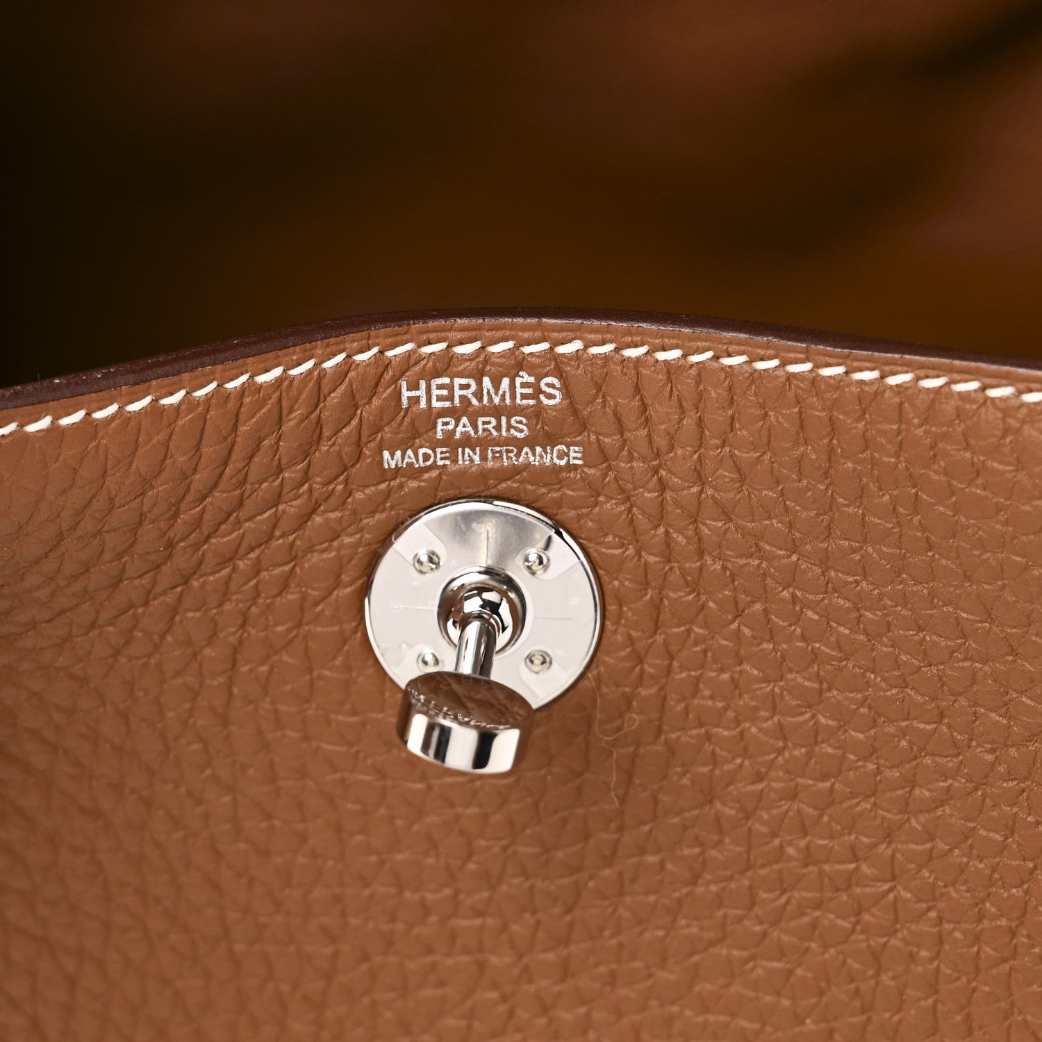 エルメス リンディ 20 Gold トリヨンクレマンス シルバー金具 HERMES LINDY 20 GOLD TAURILLON CLEMENCE SILVER HARDWARE
