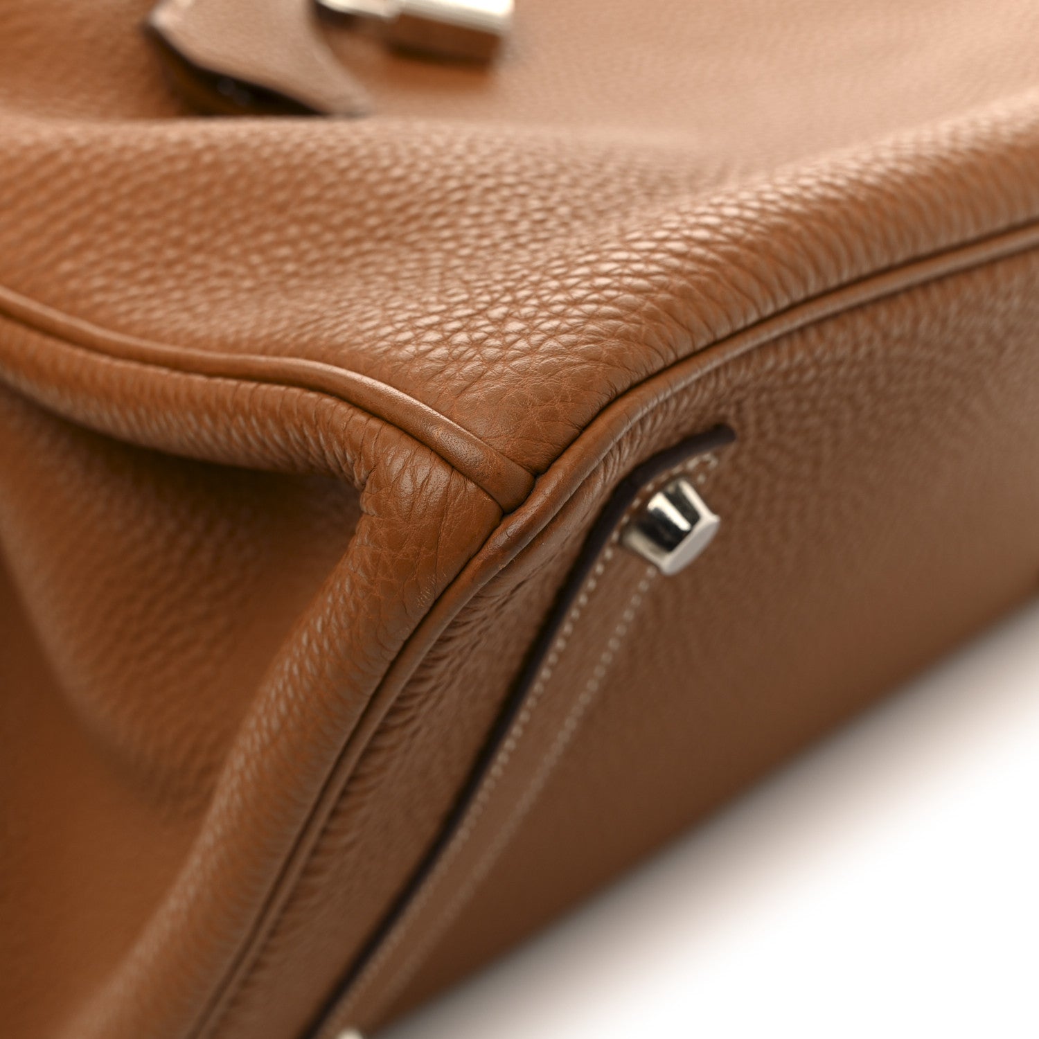 HERMES BIRKIN 35 GOLD TOGO SILVER HARDWARE