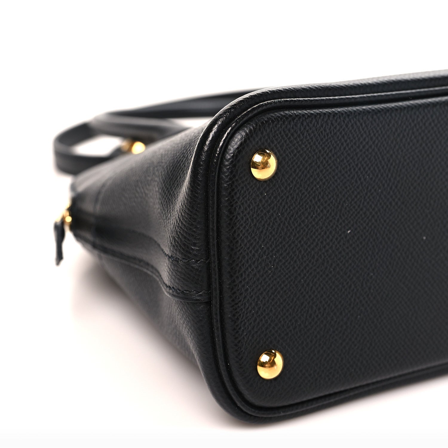 HERMES BOLIDE 27 BLACK EPSOM GOLD HARDWARE