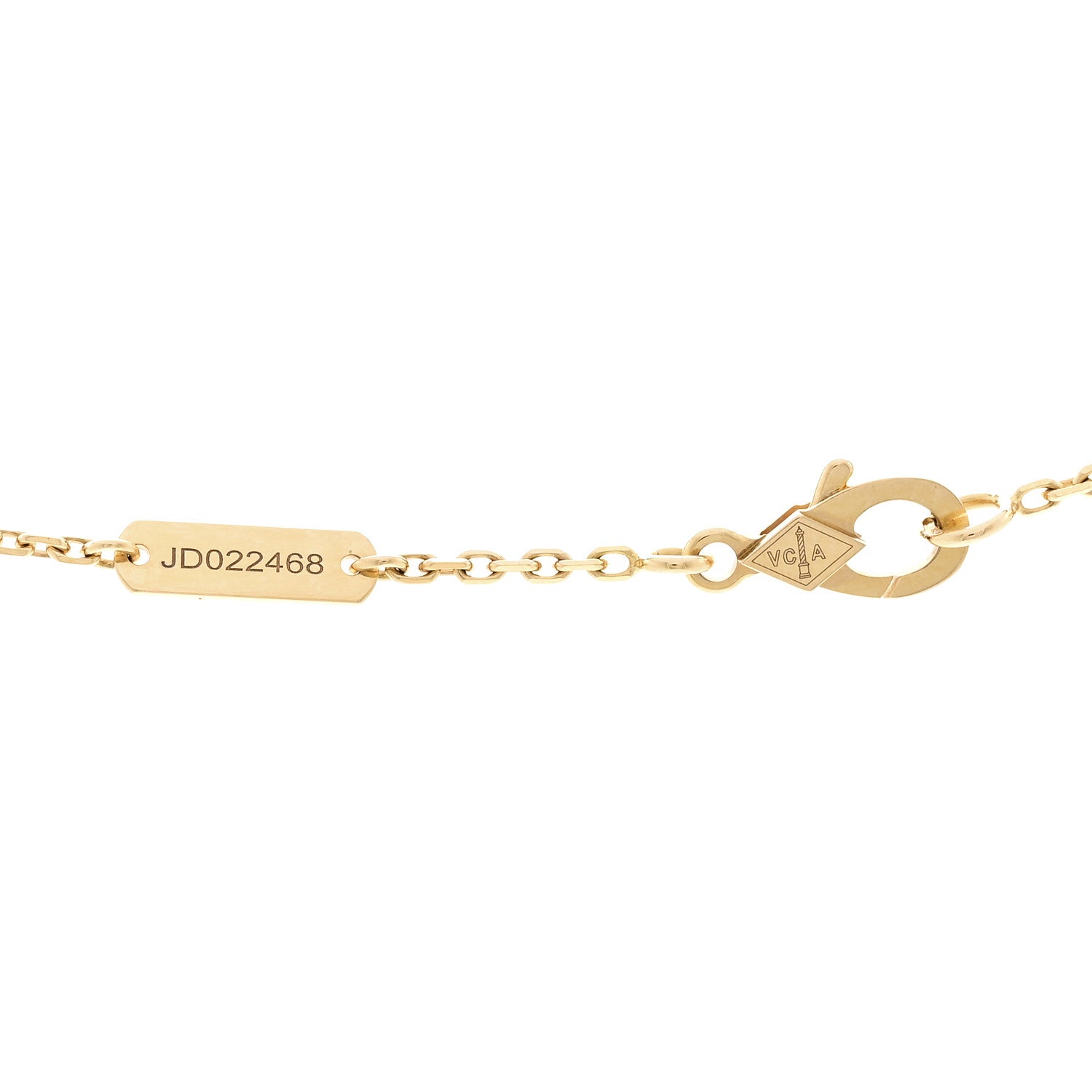 ヴァンクリーフ＆アーペル ヴィンテージアルハンブラ ペンダントネックレス ギョーシェ 18K イエローゴールド VAN CLEEF & ARPELS VINTAGE ALHAMBRA PENDANT NECKLACE GUILLOCHÉ 18K YELLOW GOLD