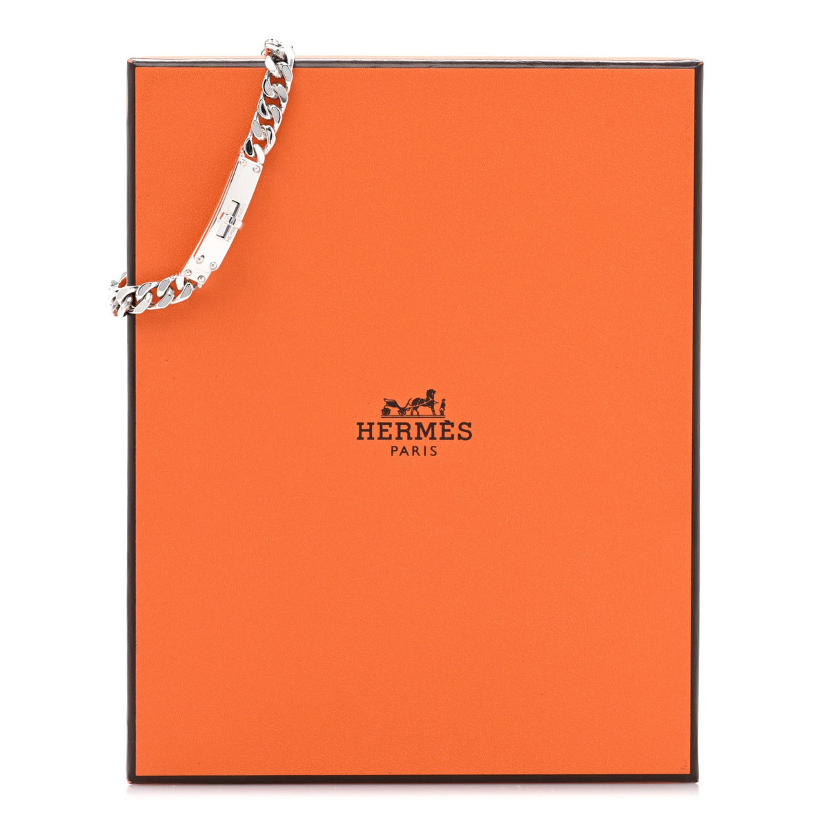 エルメス ケリー ブレスレット スターリングシルバー TPM Gourmette Bracelet HERMES KELLY BRACELET STERLING SILVER TPM GOURMETTE BRACELET