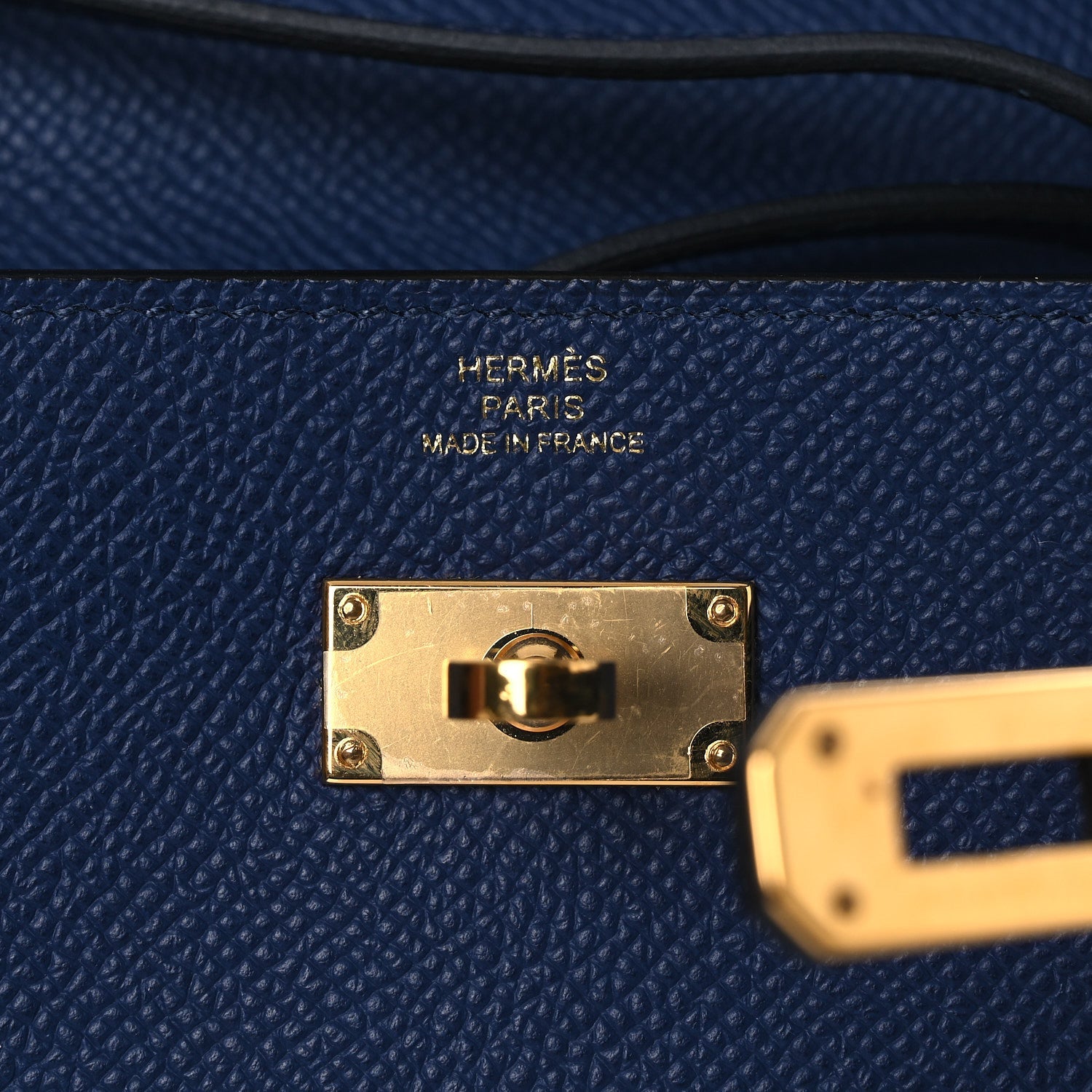 エルメス ケリートゥーゴー 長財布 Bleu Saphir エプソン ゴールド金具 HERMES KELLY TO GO WALLET BLEU SAPHIR EPSOM GOLD HARDWARE