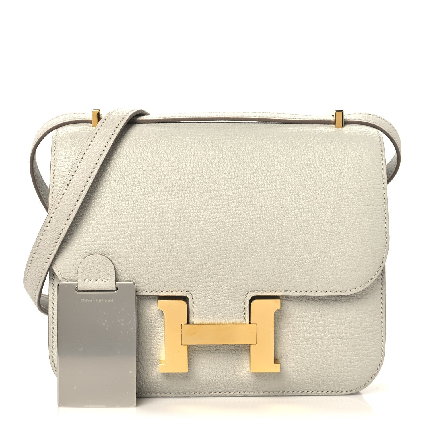 エルメス  ミニコンスタンス 18 Gris Perle シェーブルミゾール ゴールド金具 HERMES MINI CONSTANCE 18 GRIS PERLE CHEVRE MYSORE GOLD HARDWARE