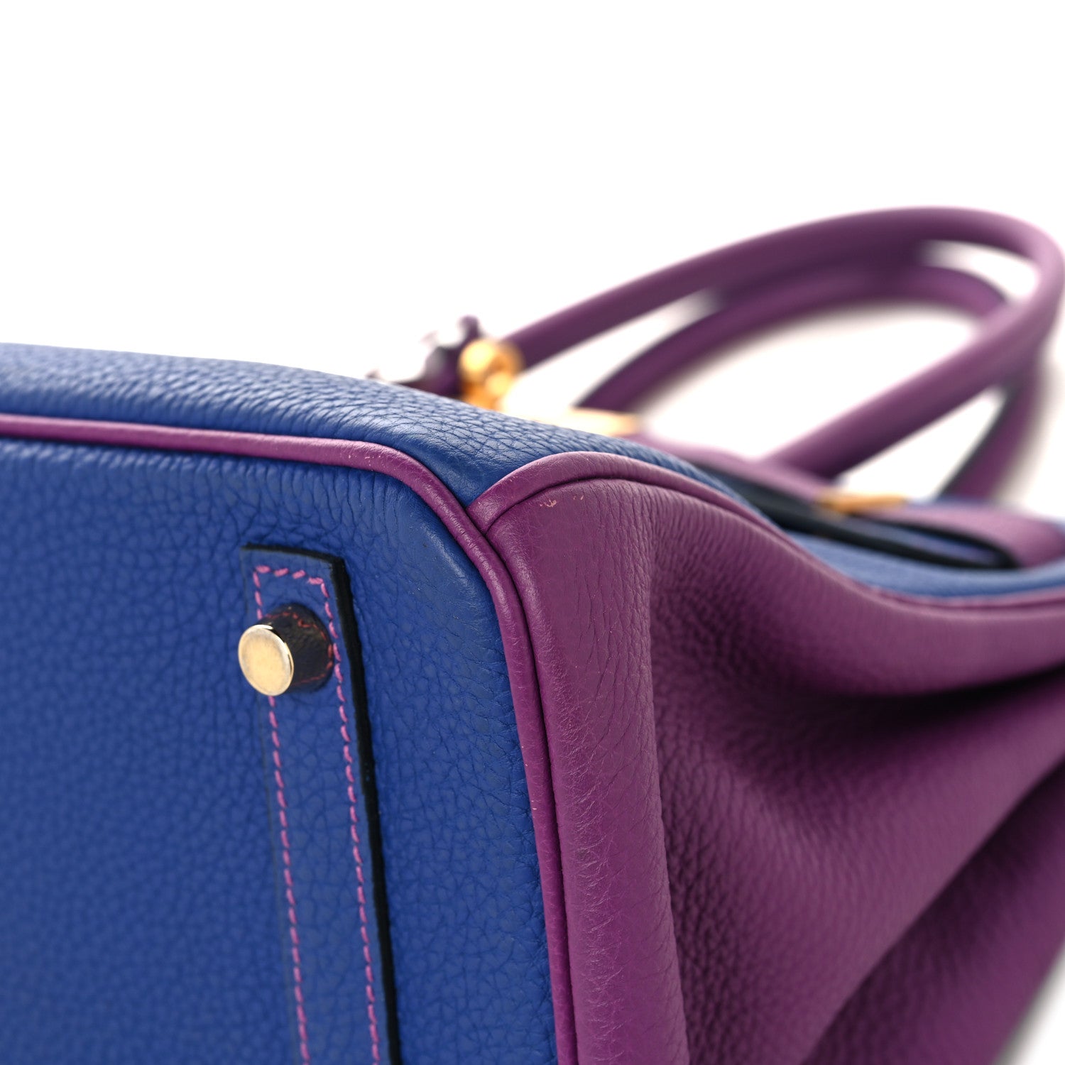 エルメス バーキン 30 HSS パーソナルオーダー Bleu Electrique Anemone トゴ ローズゴールド金具 HERMES BIRKIN 30 HSS PERSONAL ORDER BLEU ELECTRIQUE ANEMONE TOGO ROSE GOLD HARDWARE