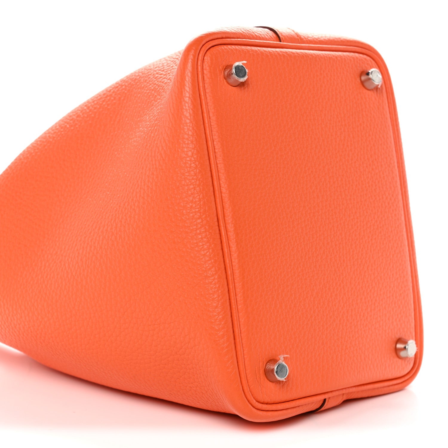エルメス ピコタンロック PM 18 Orange トリヨンクレマンス シルバー金具 HERMES PICOTIN LOCK PM 18 ORANGE TAURILLON CLEMENCE SILVER HARDWARE