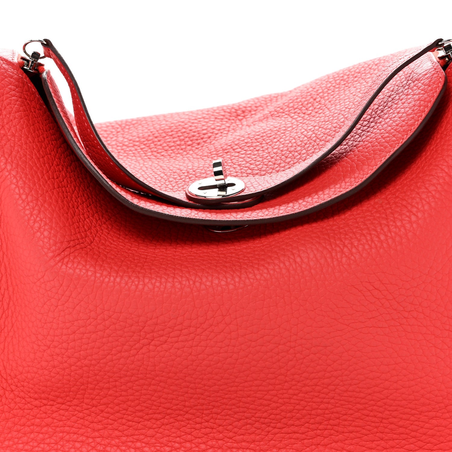 エルメス リンディ 34 Rouge Pivoine トリヨンクレマンス シルバー金具 HERMES LINDY 34 ROUGE PIVOINE TAURILLON CLEMENCE SILVER HARDWARE