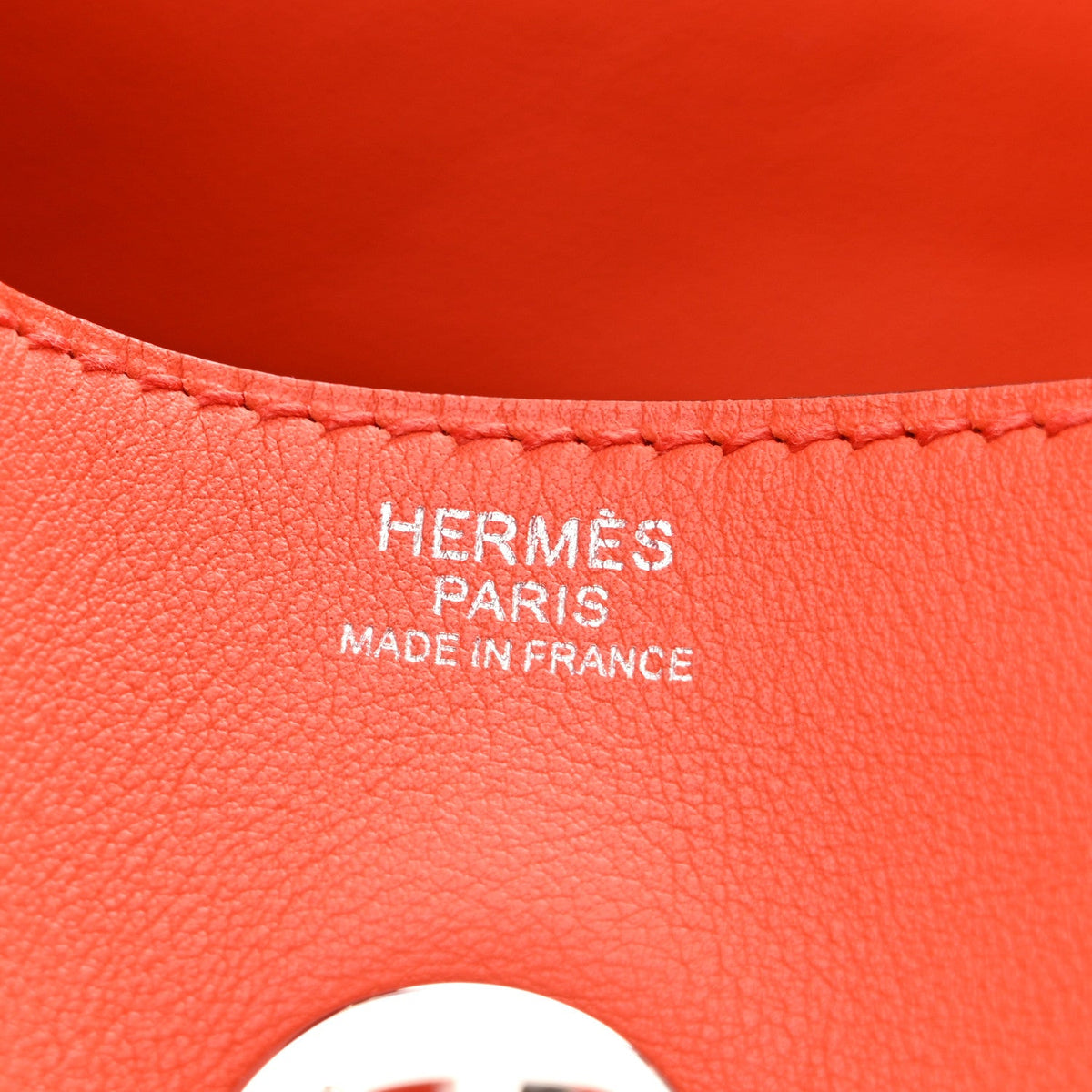 エルメス リンディ 30 Orange Poppy スイフト シルバー金具 HERMES LINDY 30 ORANGE POPPY SWIFT SILVER HARDWARE
