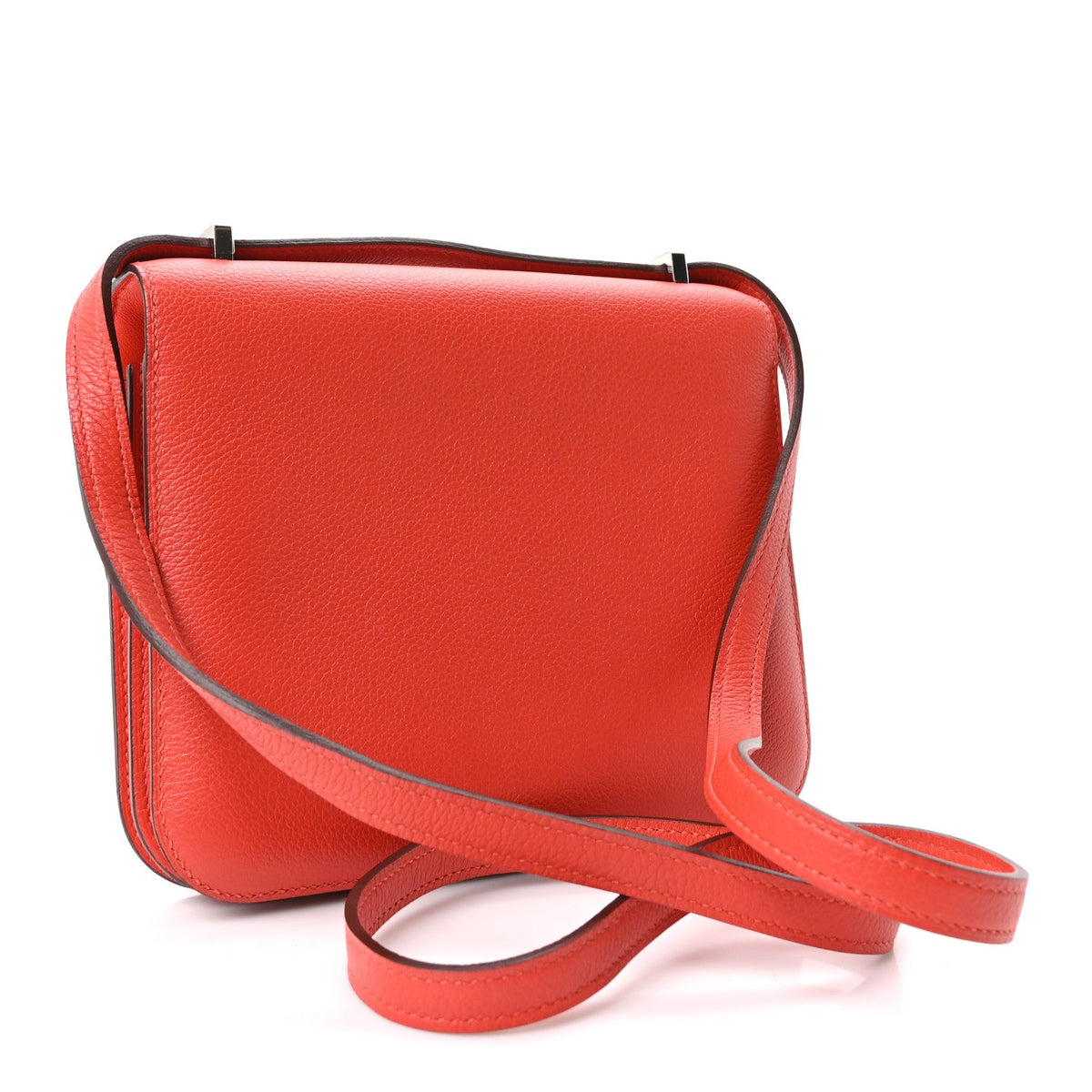 エルメス ミニコンスタンス 18 Capucine Bleu Black White エバーカラー ブルーエナメル金具 HERMES MINI CONSTANCE 18 CAPUCINE BLEU BLACK WHITE EVERCOLOR