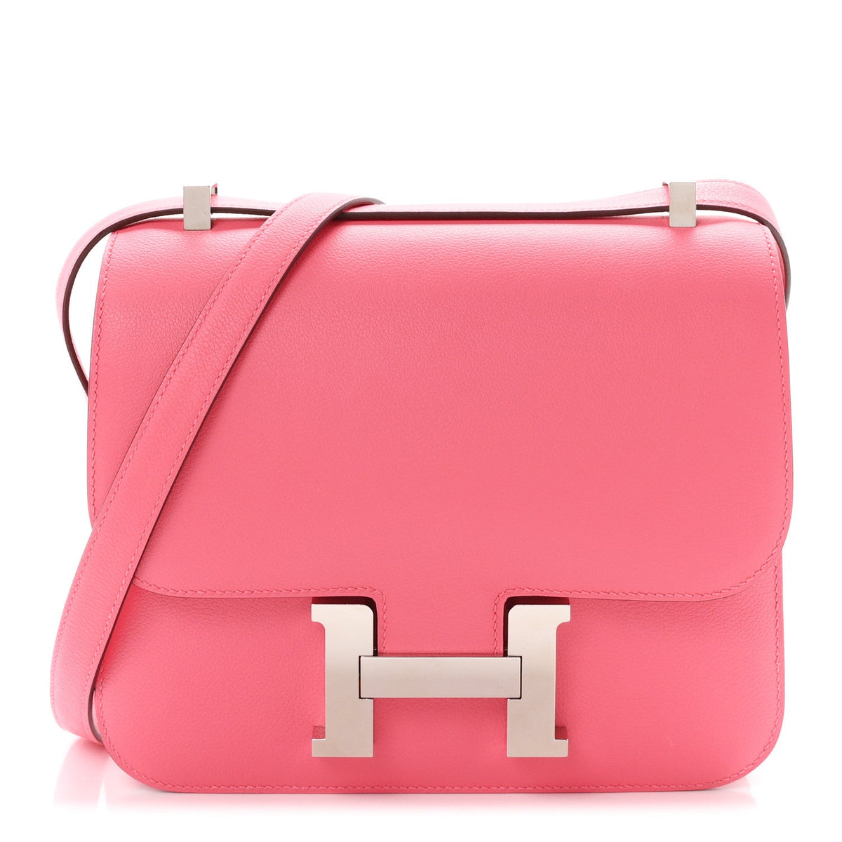 エルメス コンスタンス 24 Rose Azalee エバーカラー シルバー金具 HERMES CONSTANCE 24 ROSE AZALEE EVERCOLOR SILVER HARDWARE