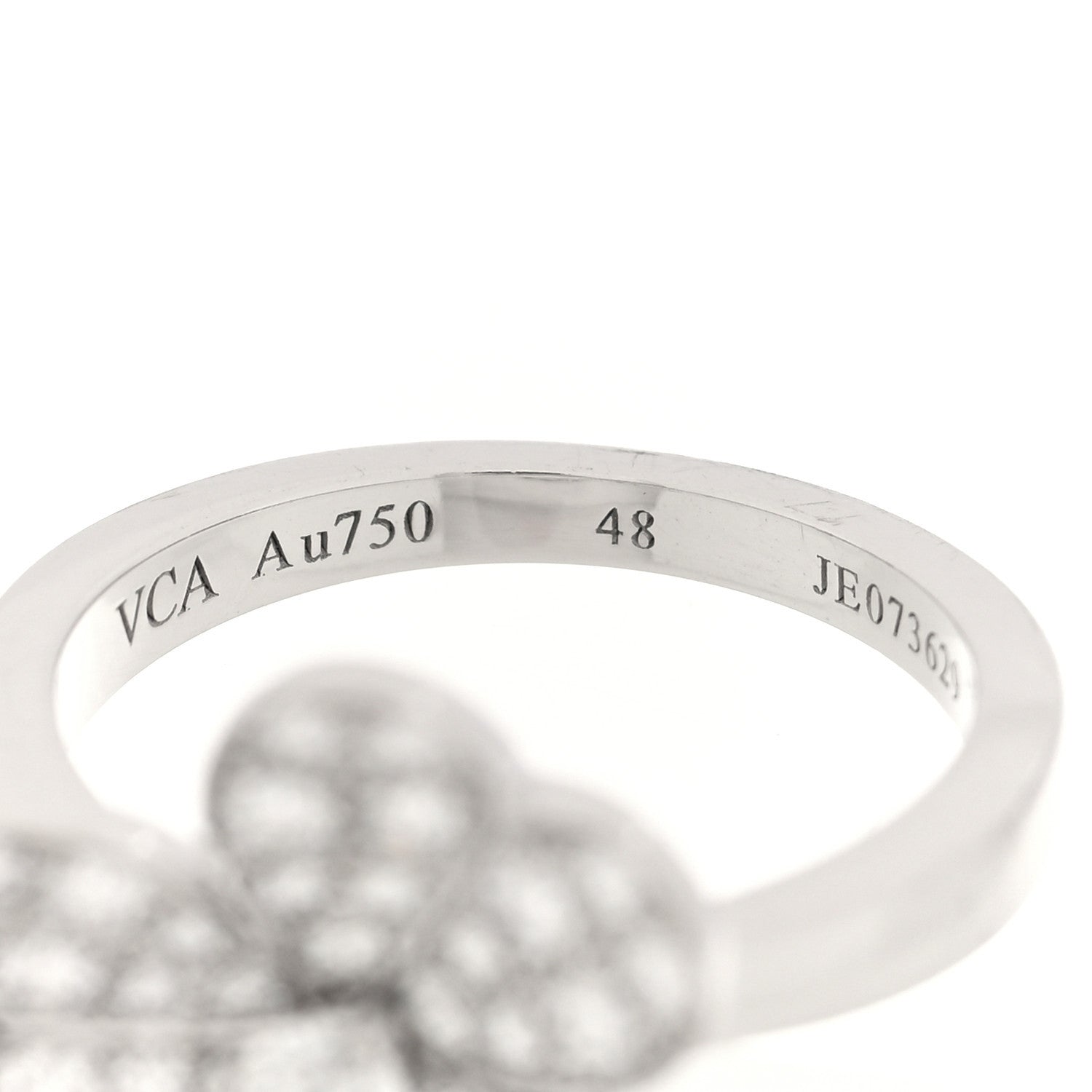 ヴァンクリーフ＆アーペル スモール フリヴォル リング ダイヤモンド 18K ホワイトゴールド VAN CLEEF & ARPELS SMALL FRIVOLE RING DIAMOND 18K WHITE GOLD