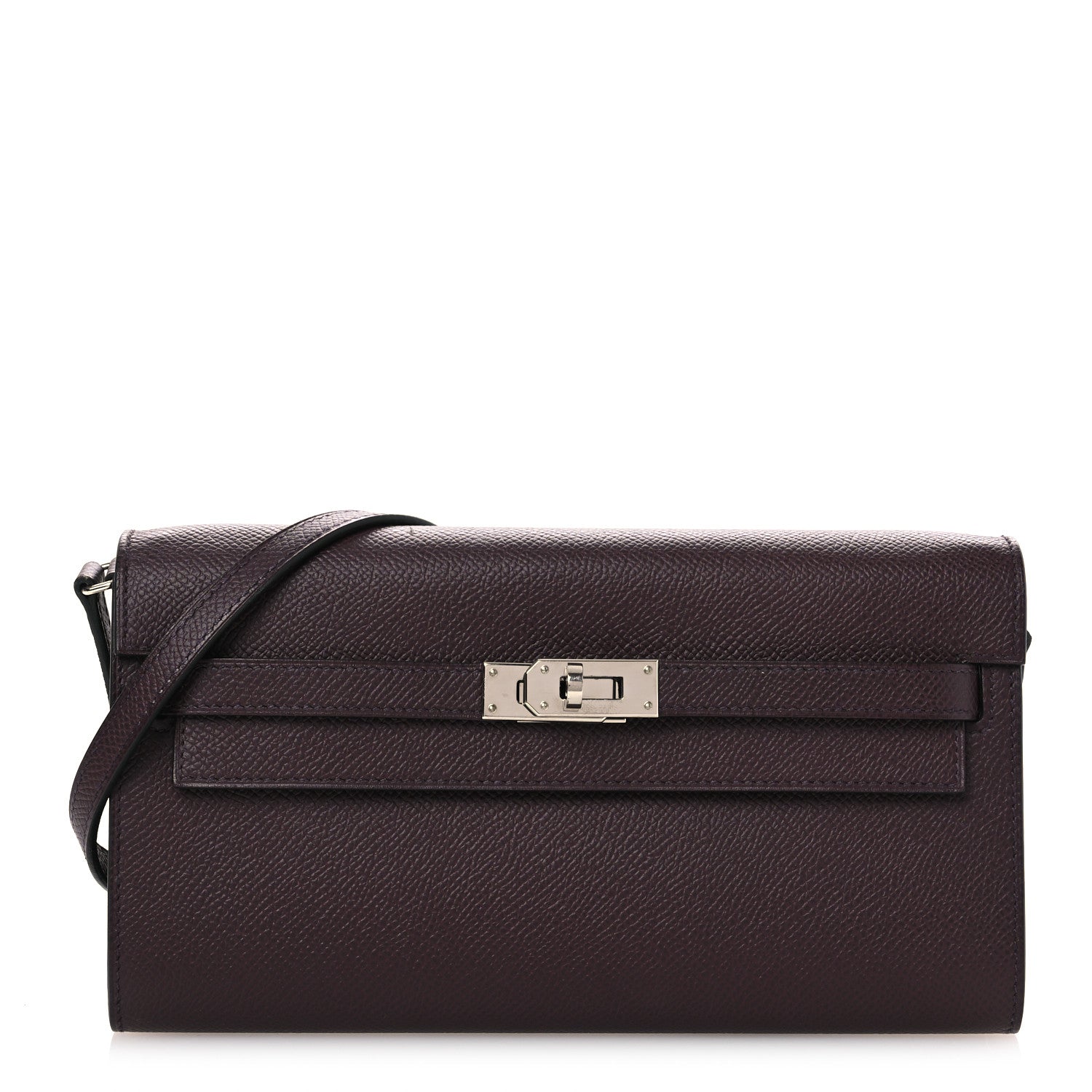 エルメス ケリートゥーゴー 長財布 Rouge Sellier エプソン シルバー金具 HERMES KELLY TO GO WALLET ROUGE SELLIER EPSOM SILVER HARDWARE