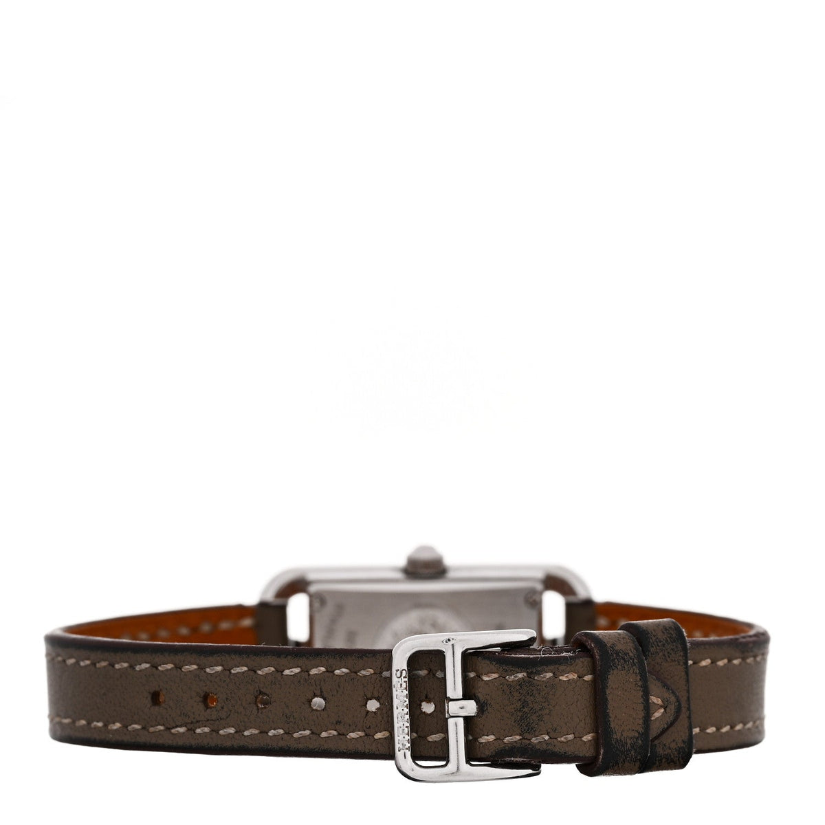 エルメス ナンタケット クォーツウォッチ 17mm ステンレス Etoupe スイフト HERMES NANTUCKET QUARTZ WATCH 17MM STAINLESS STEEL ETOUPE SWIFT