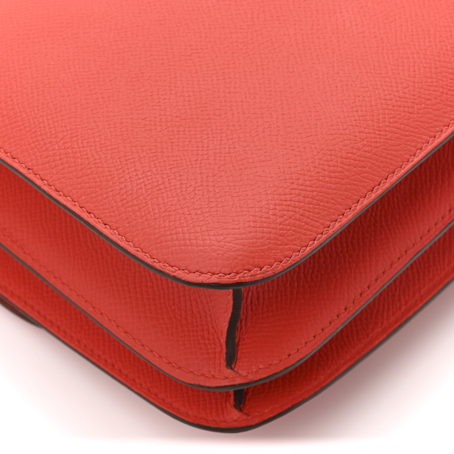 HERMES CONSTANCE 24 ROUGE PIVOINE EPSOM GOLD HARDWARE