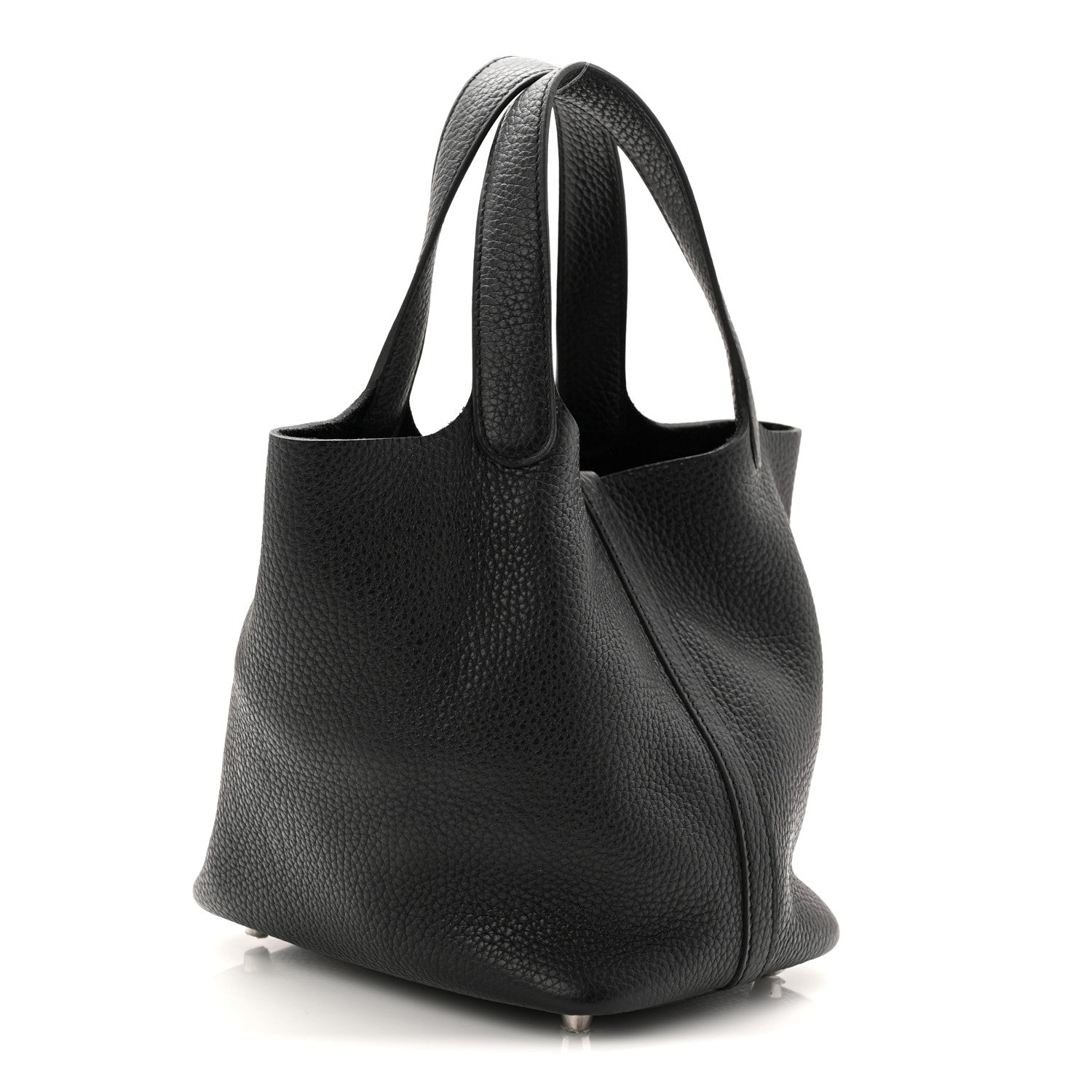 エルメス ピコタンロック PM 18 Black トリヨンクレマンス シルバー