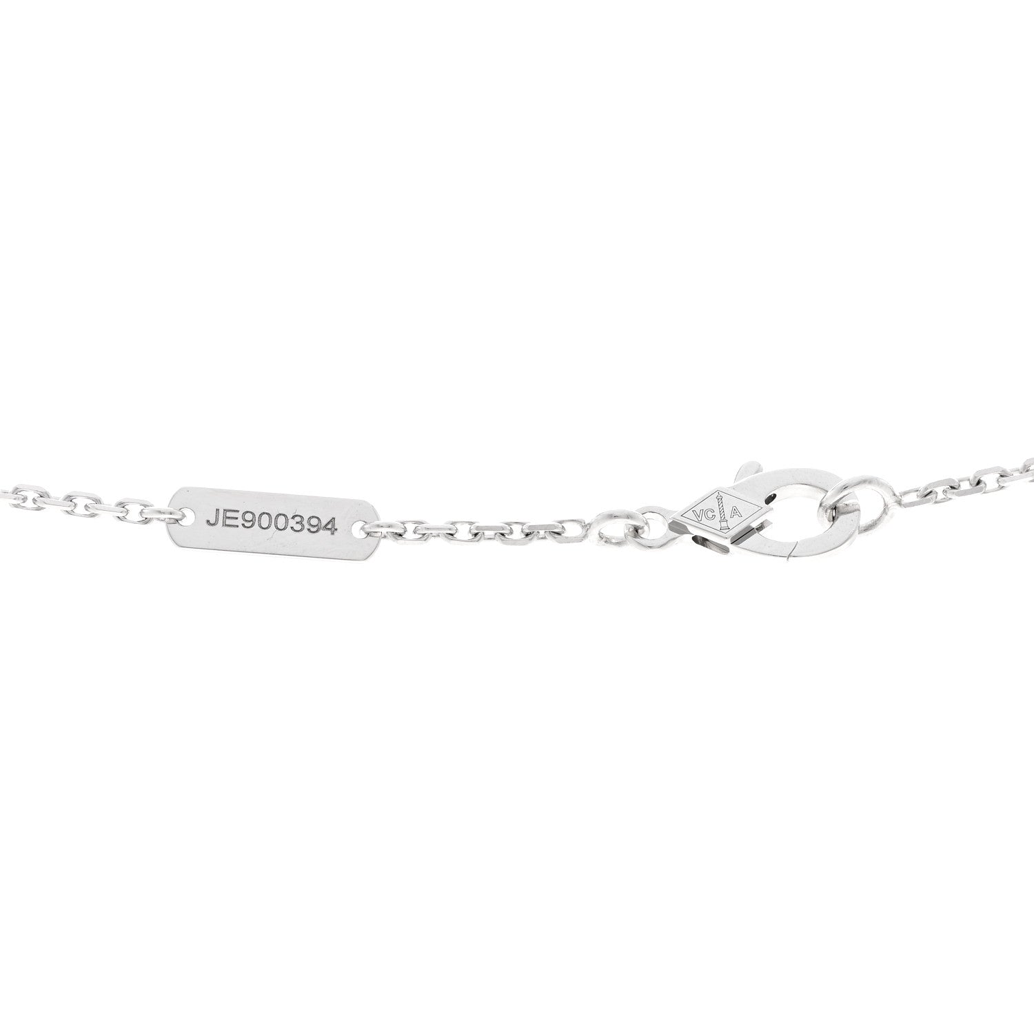 ヴァンクリーフ＆アーペル ヴィンテージアルハンブラ ペンダントネックレス ダイヤモンド 18K ホワイトゴールド VAN CLEEF & ARPELS VINTAGE ALHAMBRA PENDANT NECKLACE DIAMOND 18K WHITE GOLD